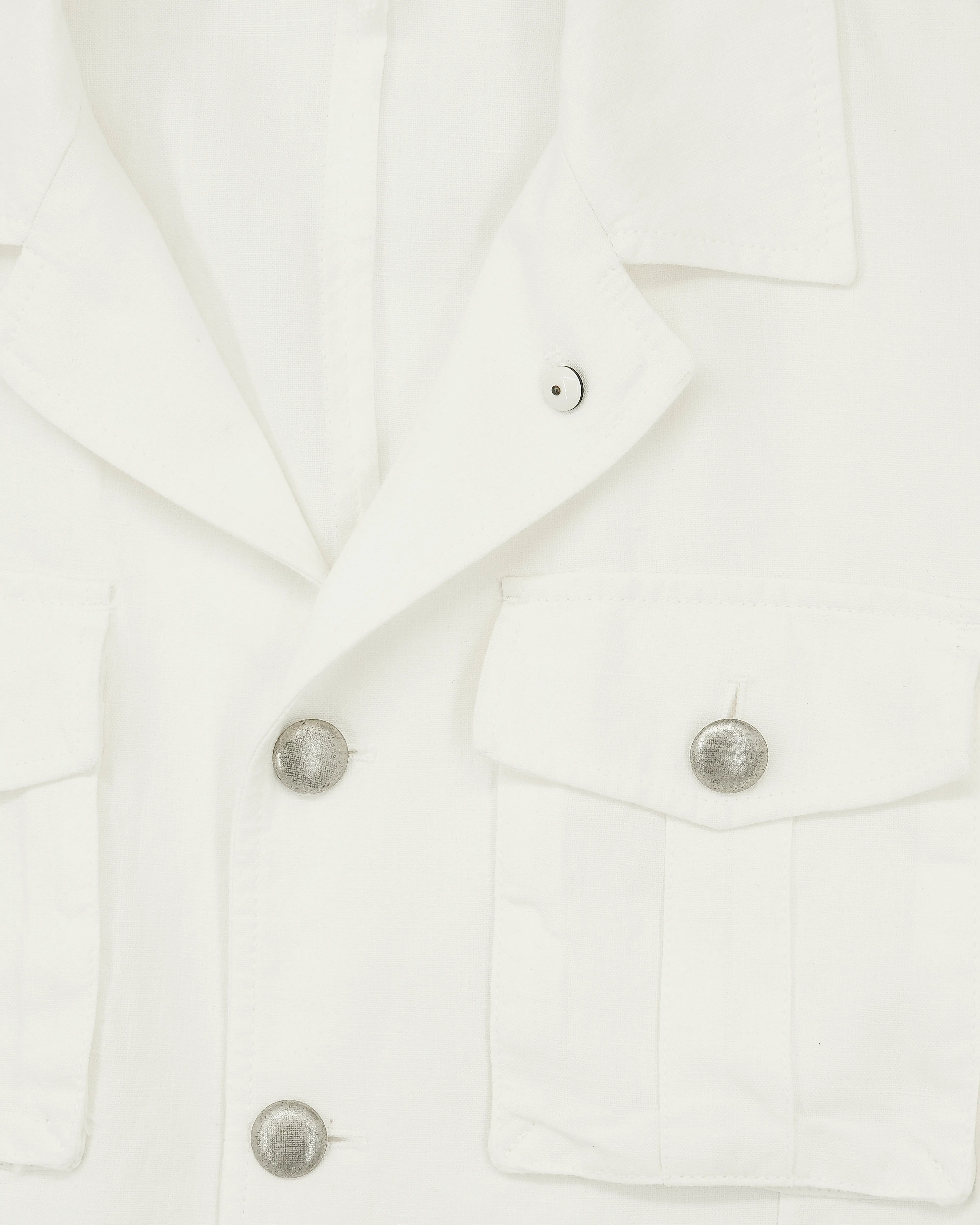 LBM Safari Jacket Pure Linen White