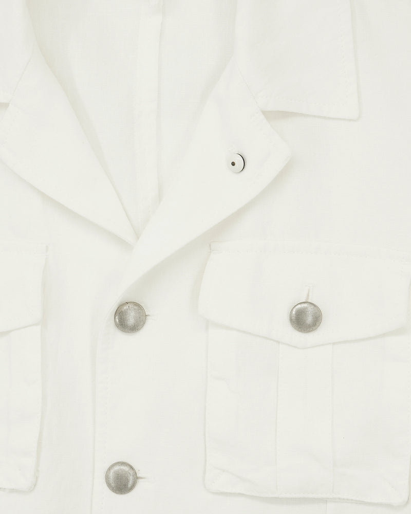 LBM Safari Jacket Pure Linen White