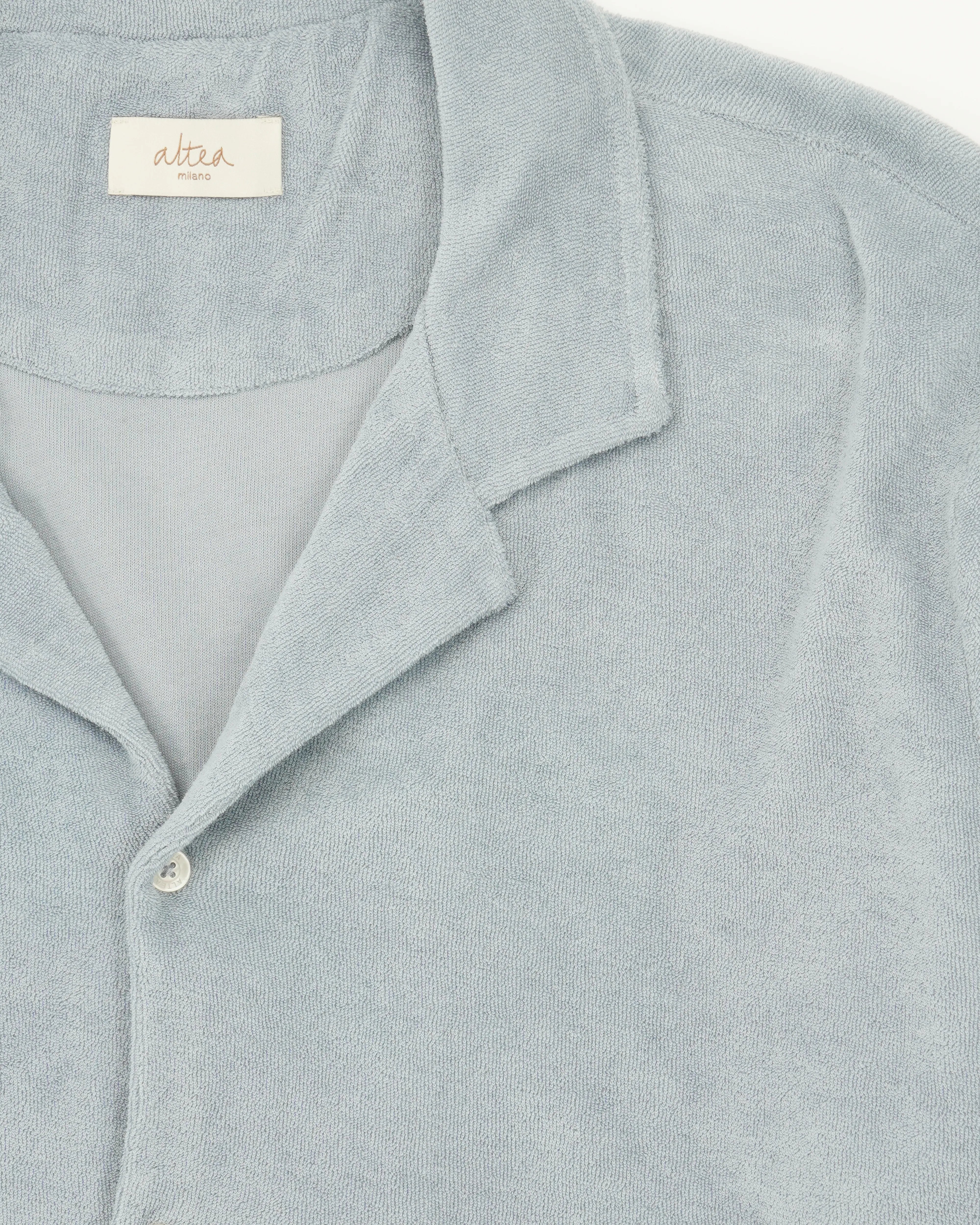 Altea Resort Shirt Terry Light Blue