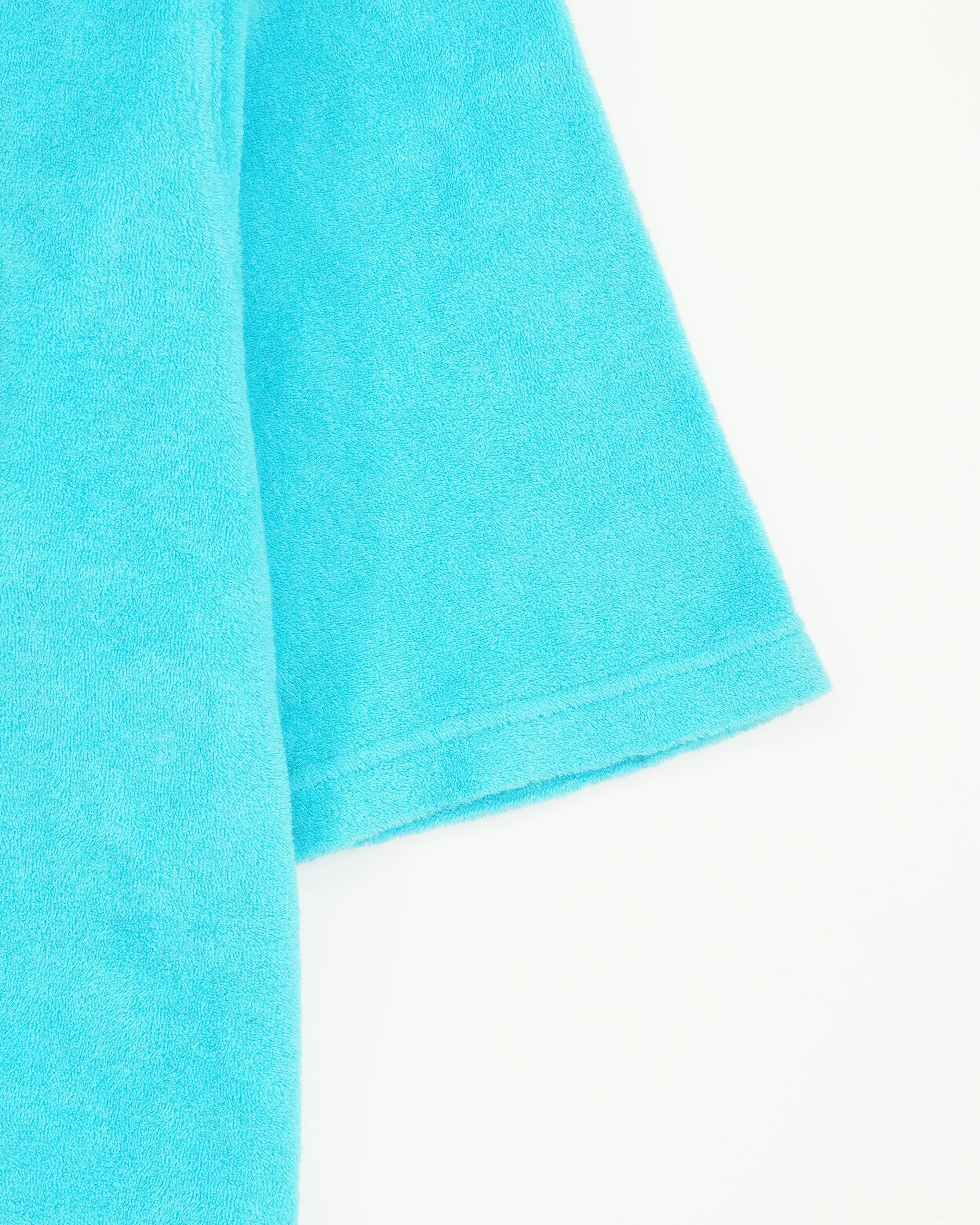 Fedeli Polo Shirt Terry Light Blue