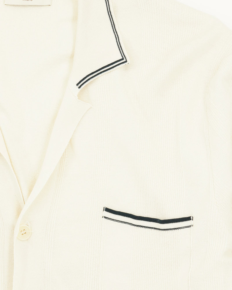 Altea Resort Shirt Pure Cotton Cream White