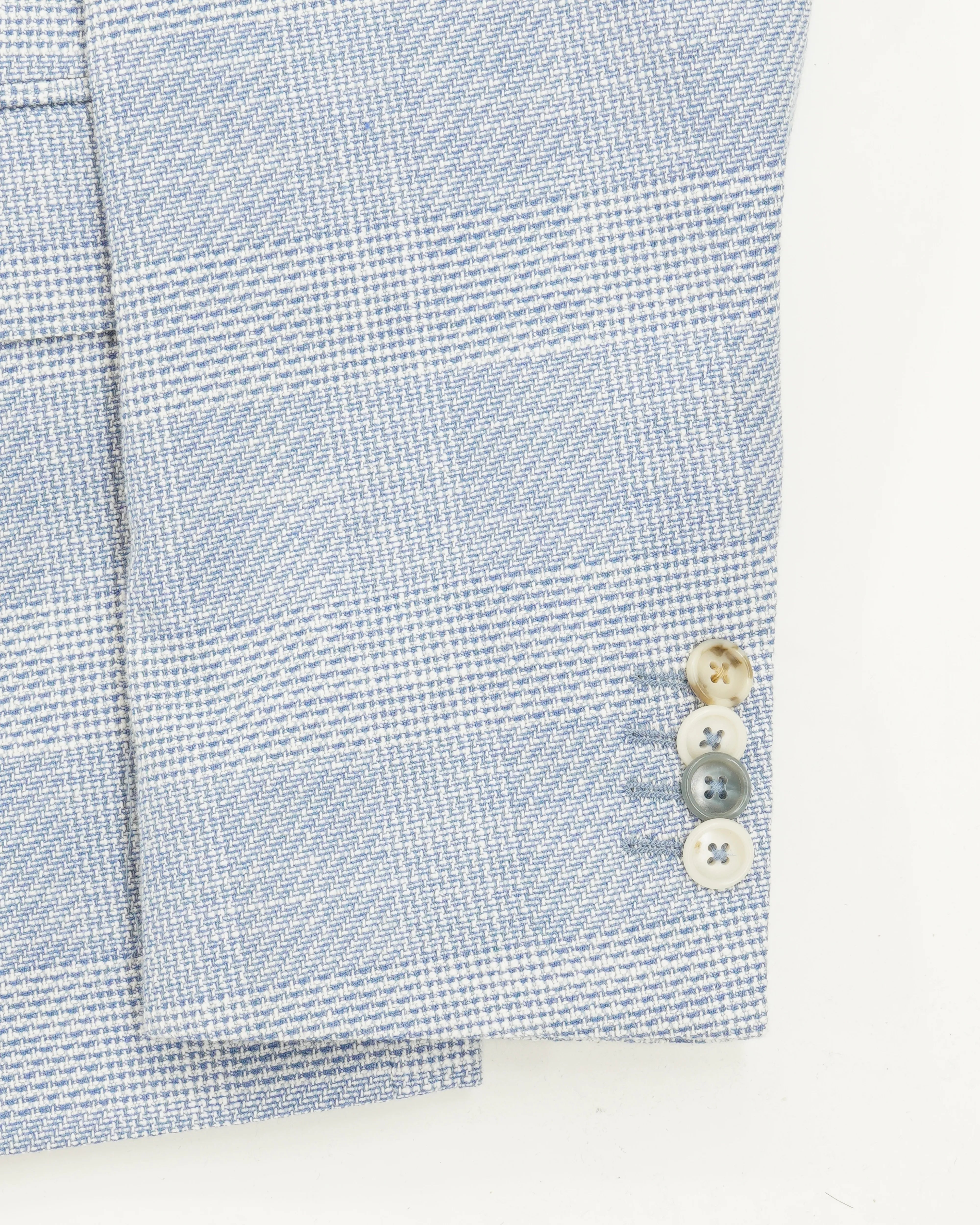 Sand Copenhagen Jacket Check Light Blue
