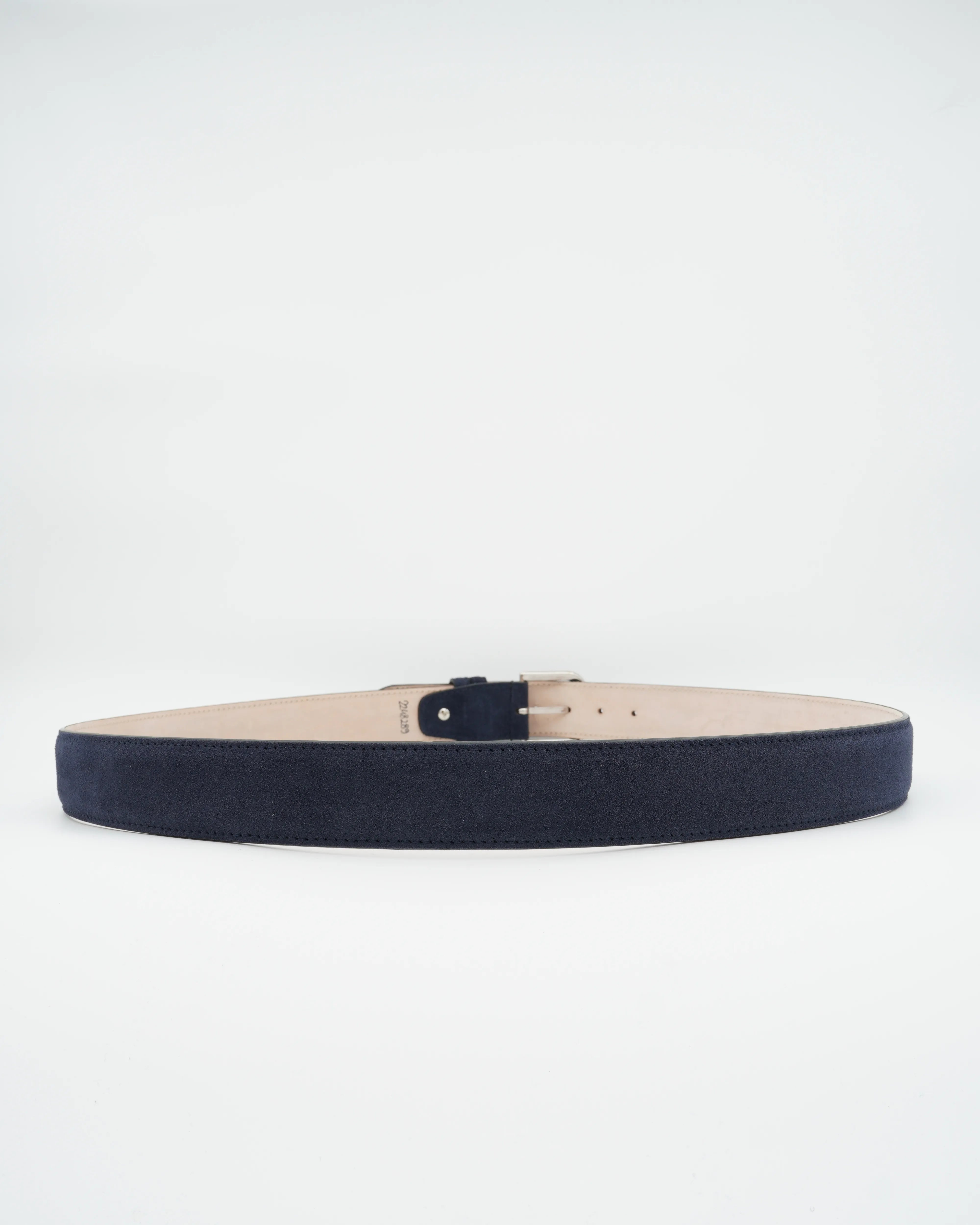 Thomas Belt Adjustable Suede Navy
