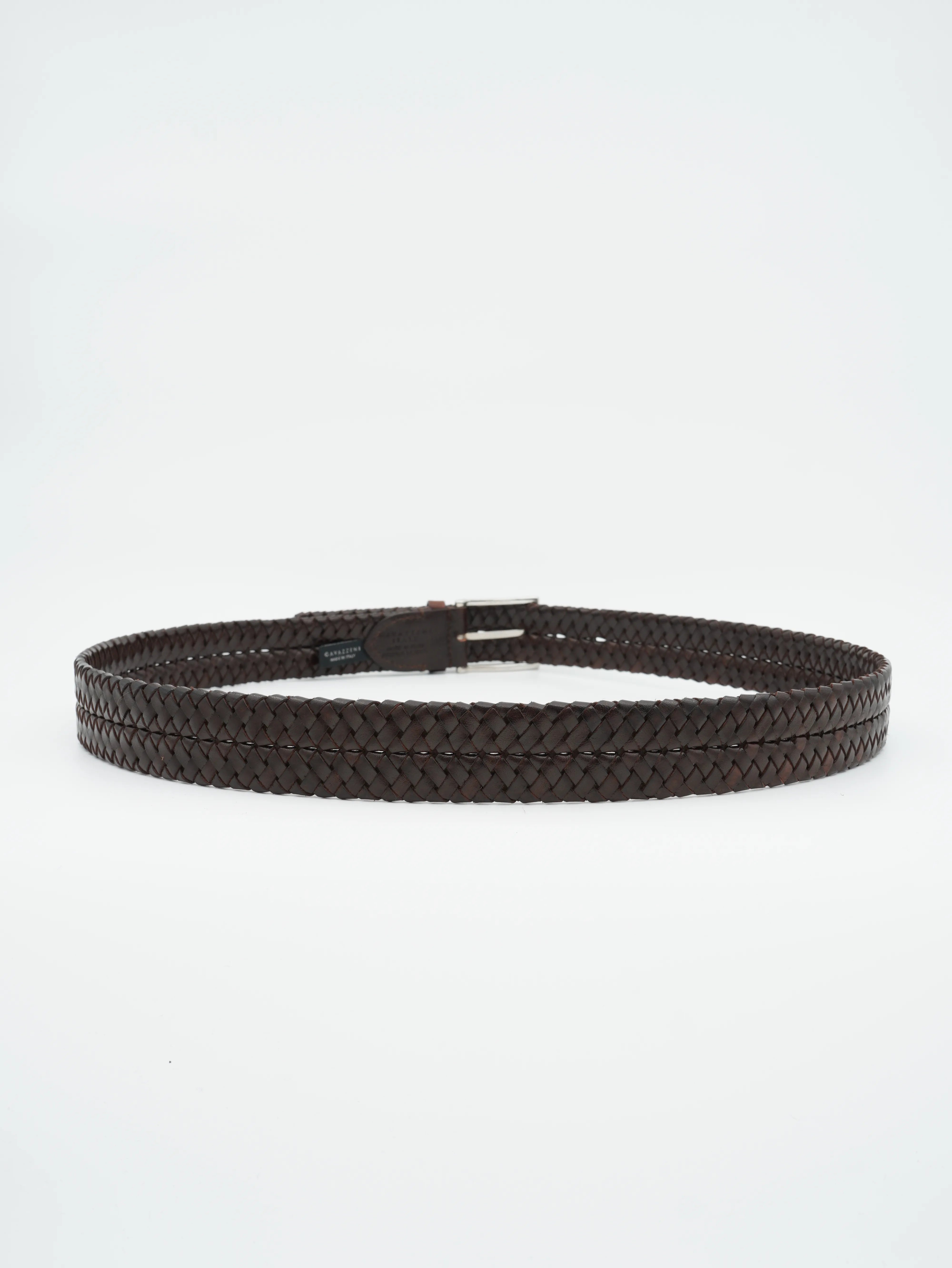 Gavazzeni Belt Woven Choco