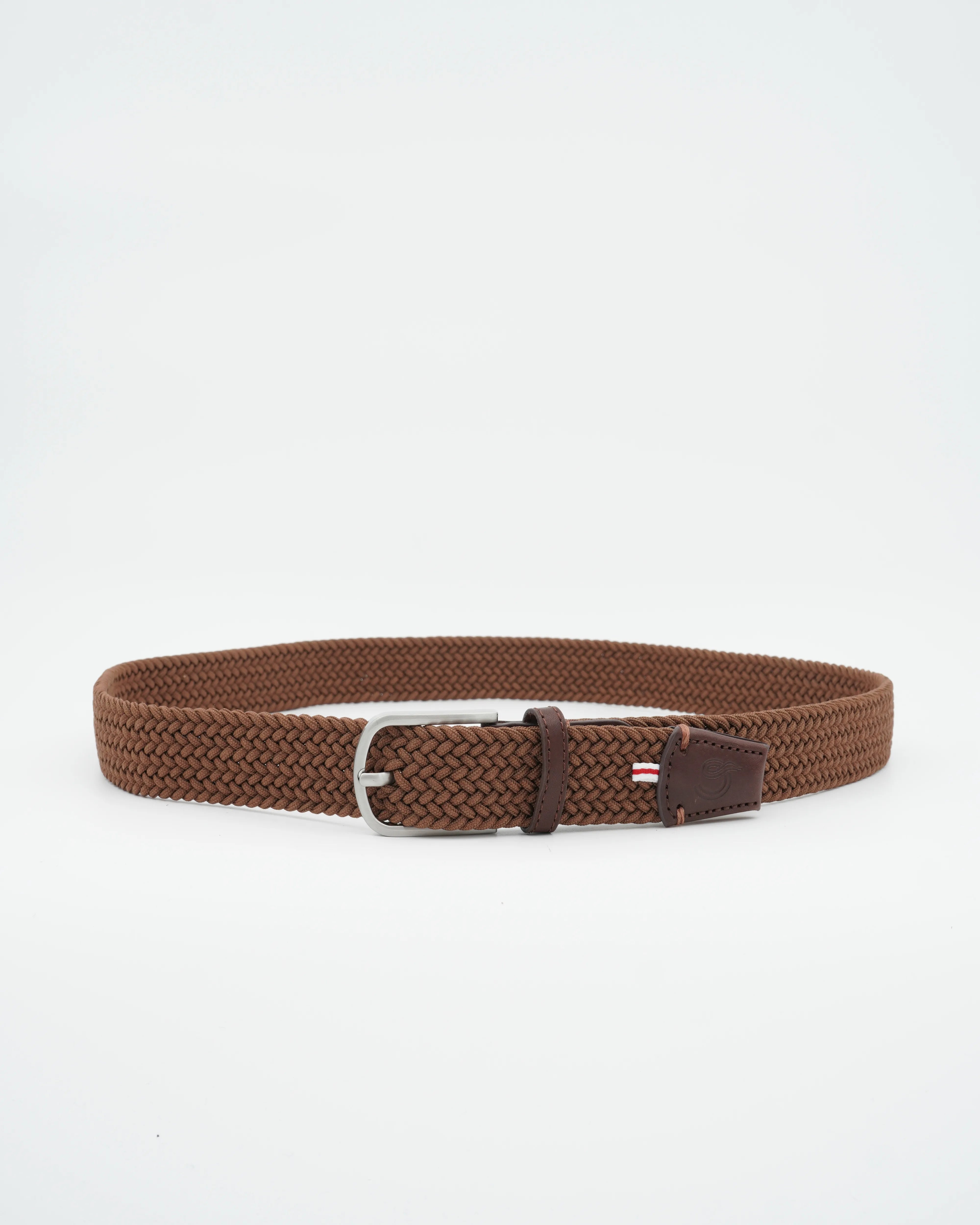 La Boucle Belt Braided Brown