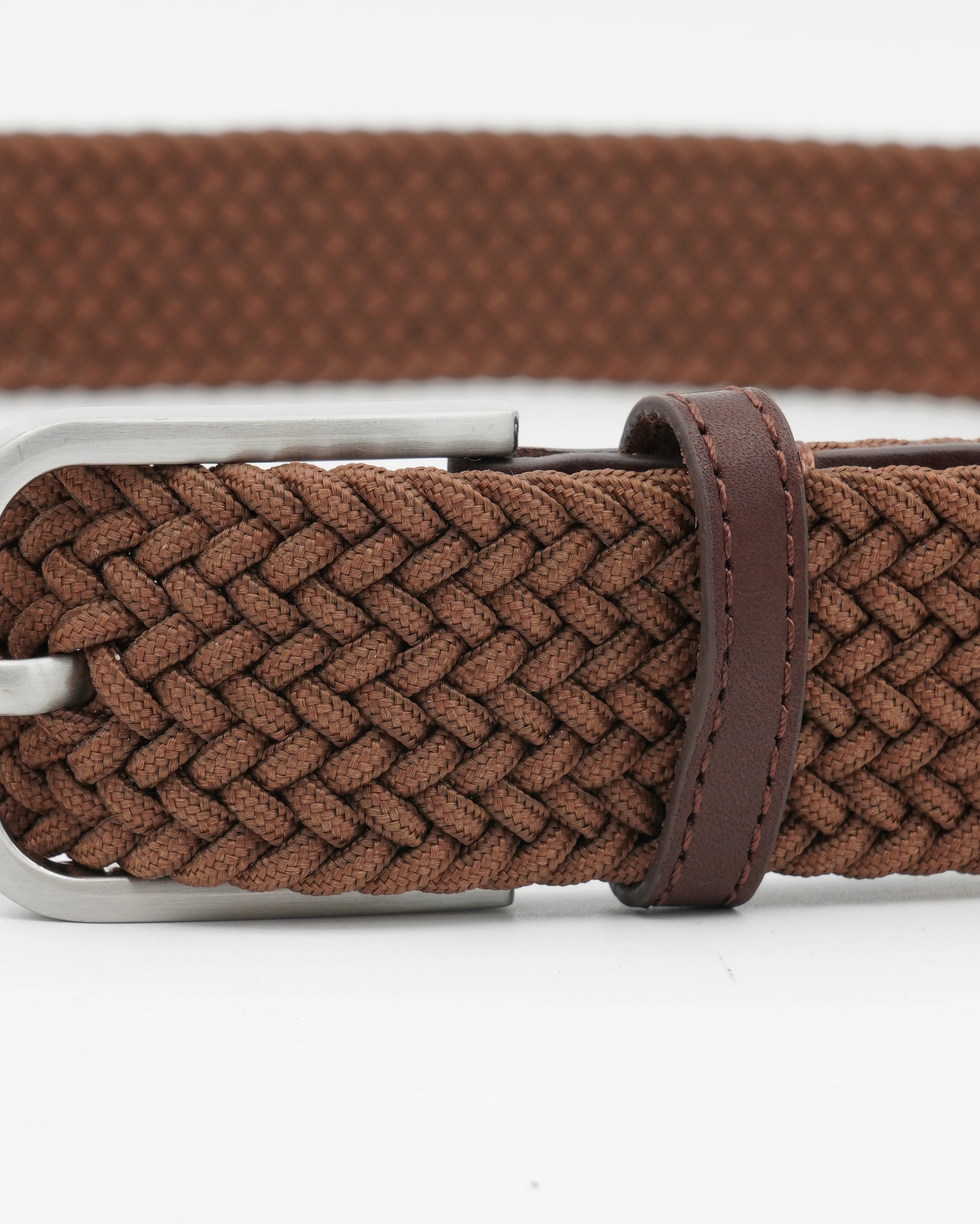 La Boucle Belt Braided Brown