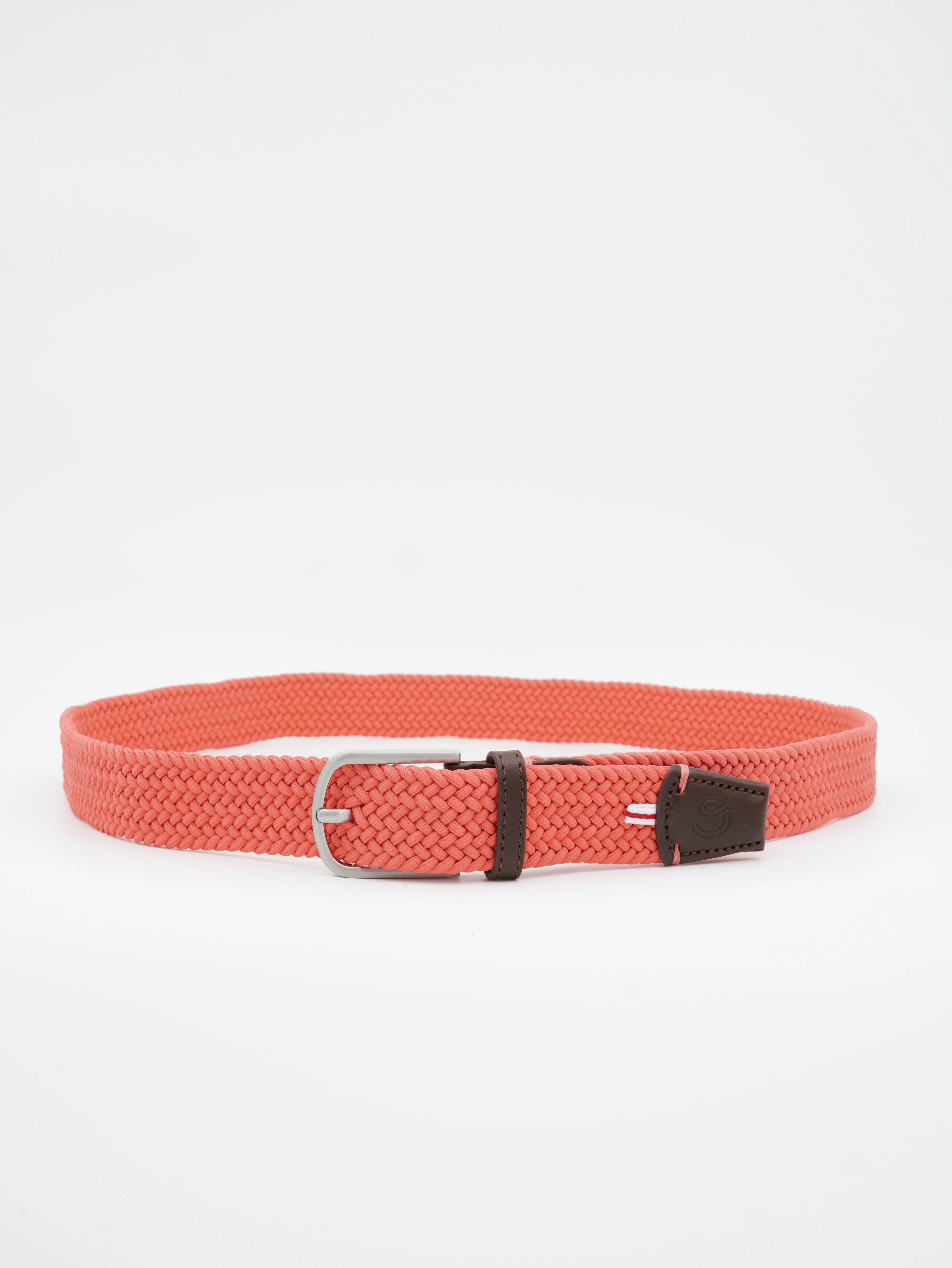 La Boucle Belt Braided Coral