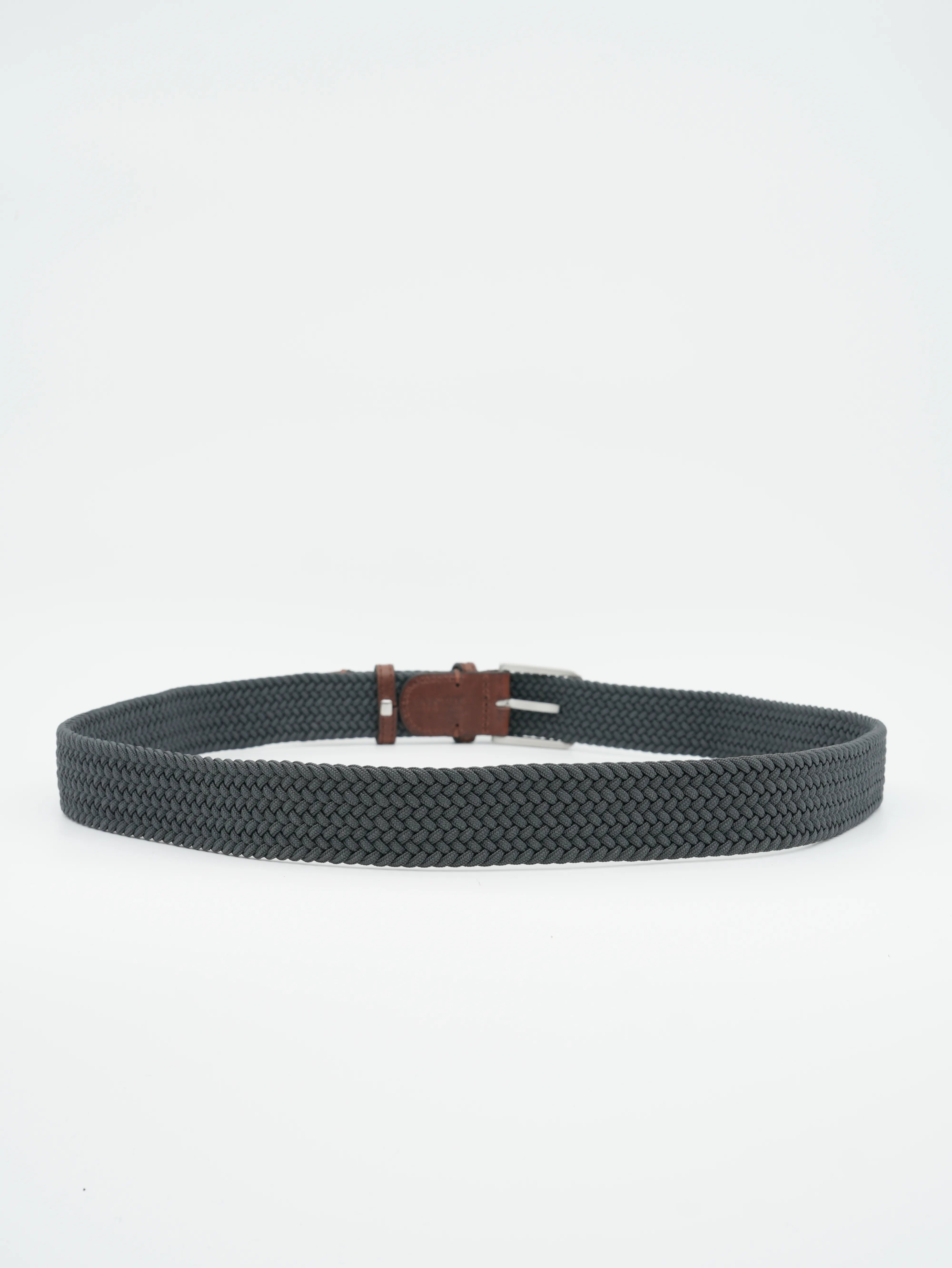 La Boucle Belt Braided Dark Grey