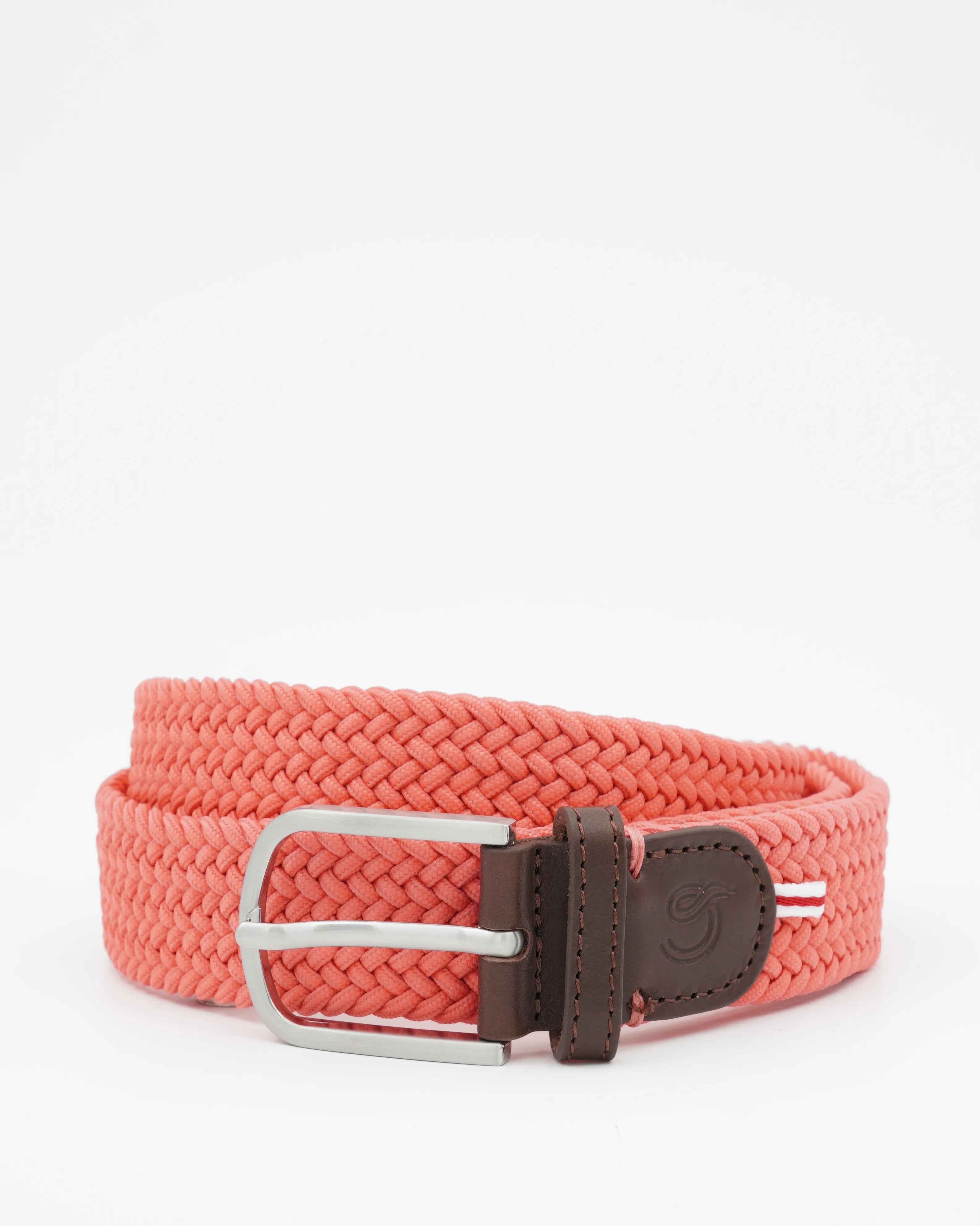 La Boucle Belt Braided Coral