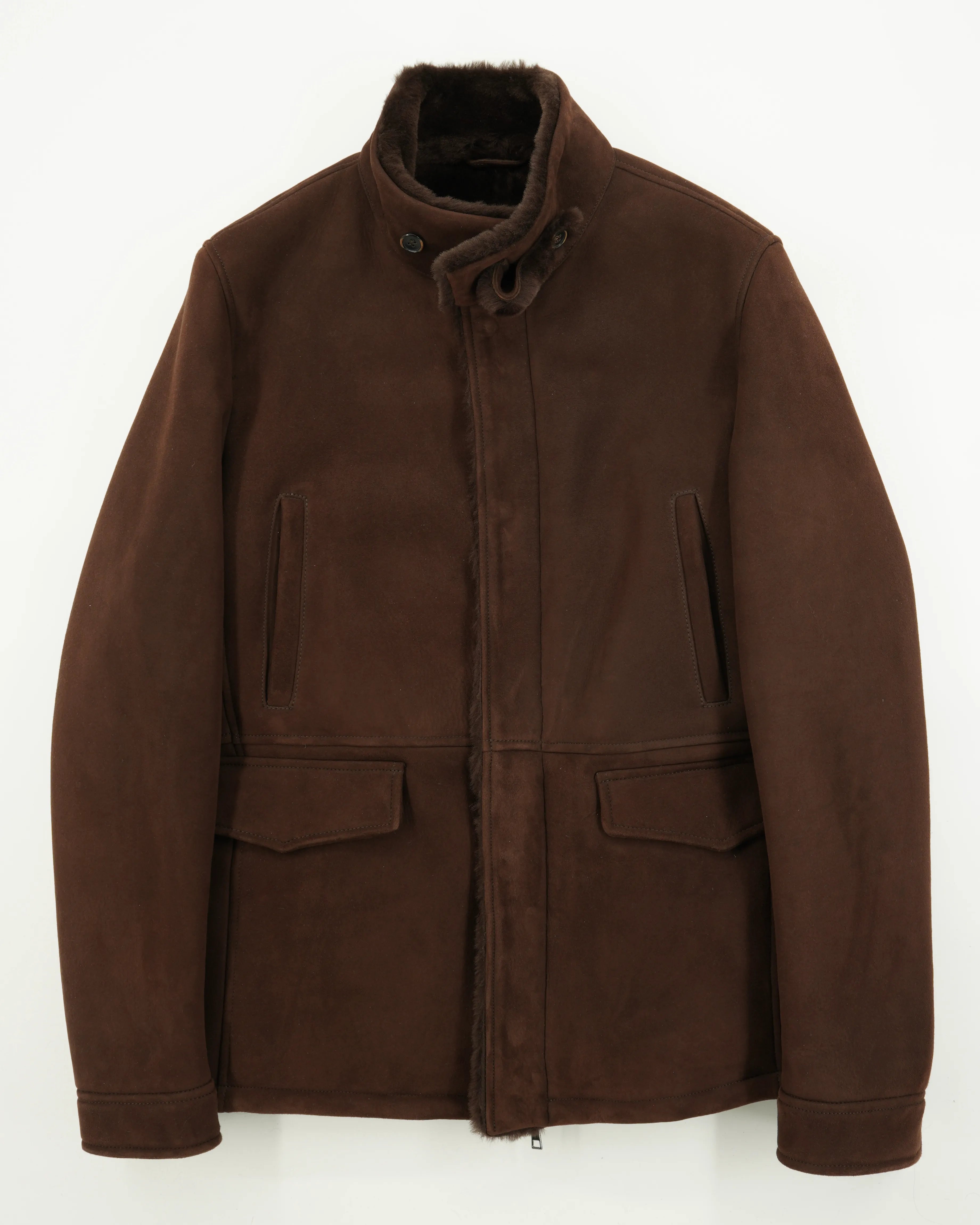 Zonda Field Jacket Merino Shearling Brown