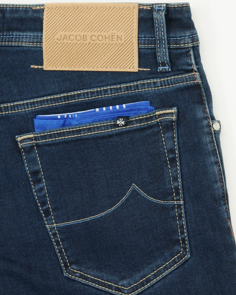 Jacob Cohen Bard Stretch Denim Dark Blue