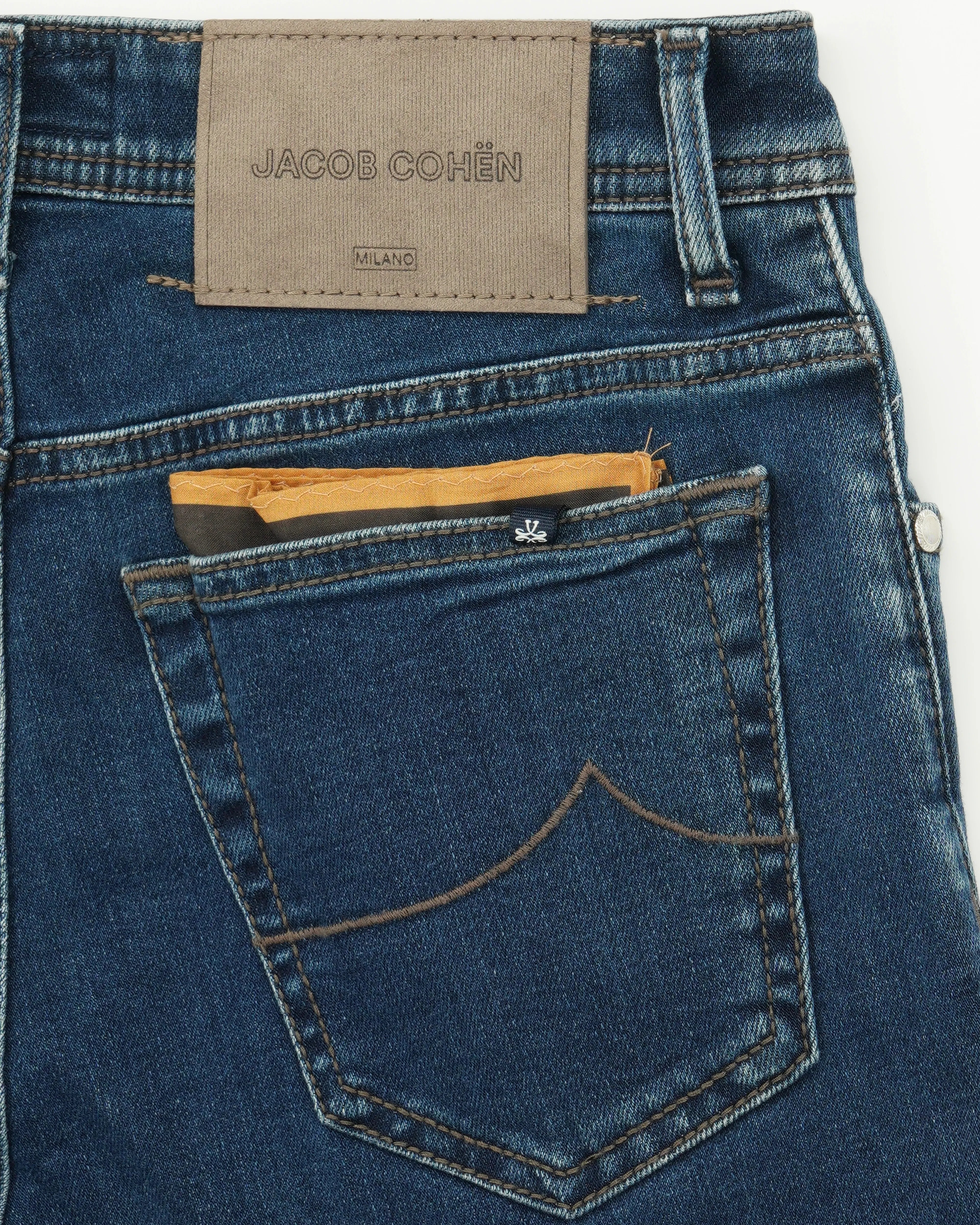 Jacob Cohen Bard Stretch Denim Dark Blue
