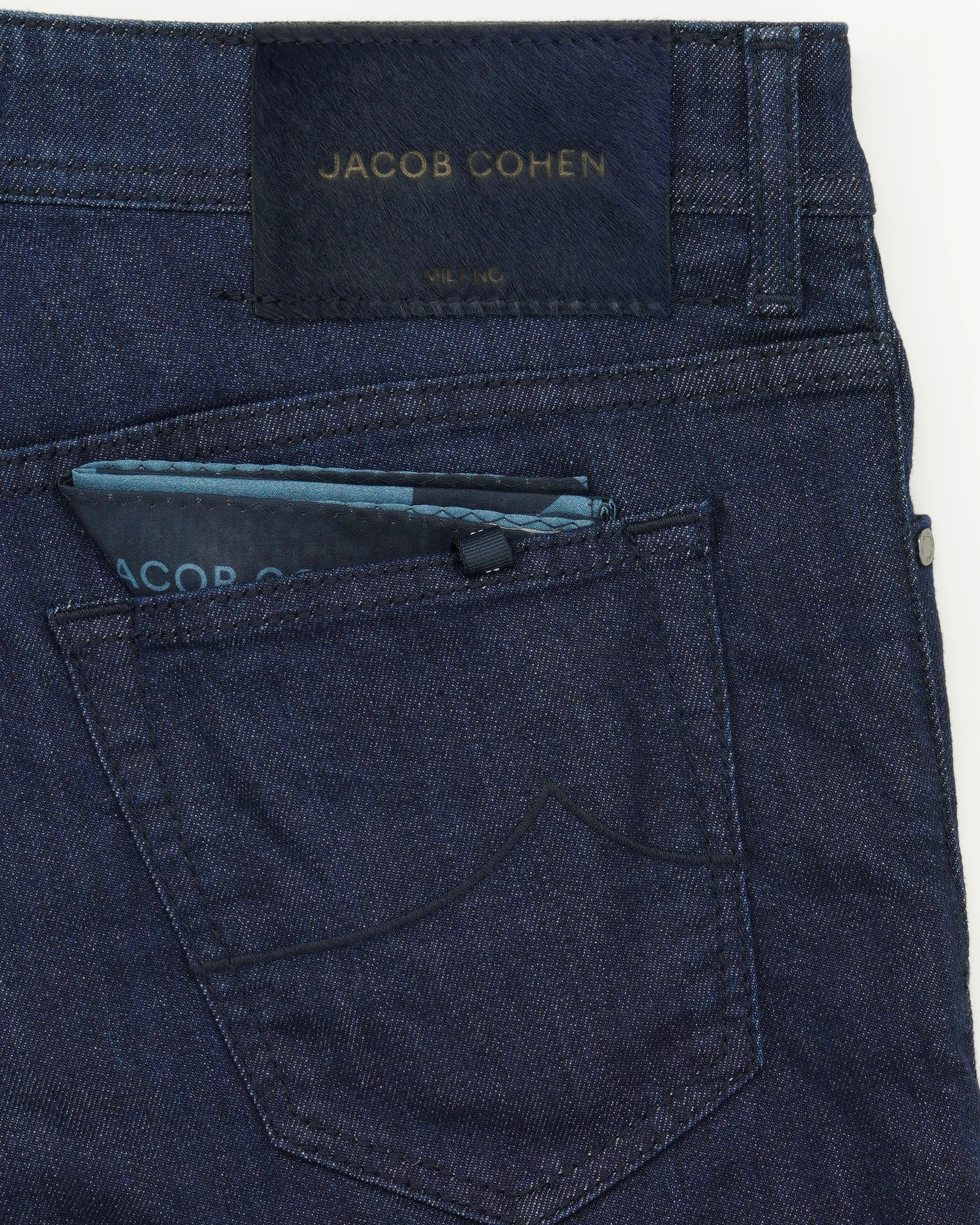 Jacob Cohen Bard Stretch Denim Rinse Dark Blue