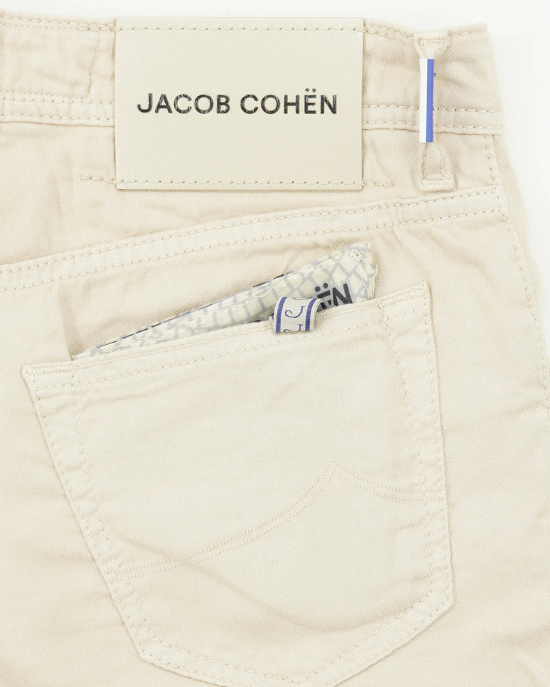 Jacob Cohen Bard Cotton Linen Stretch Light Beige