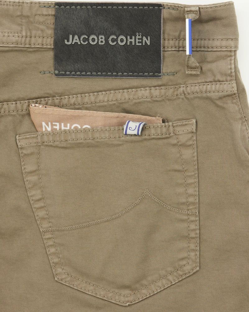 Jacob Cohen Bard Gabardine Dark Beige