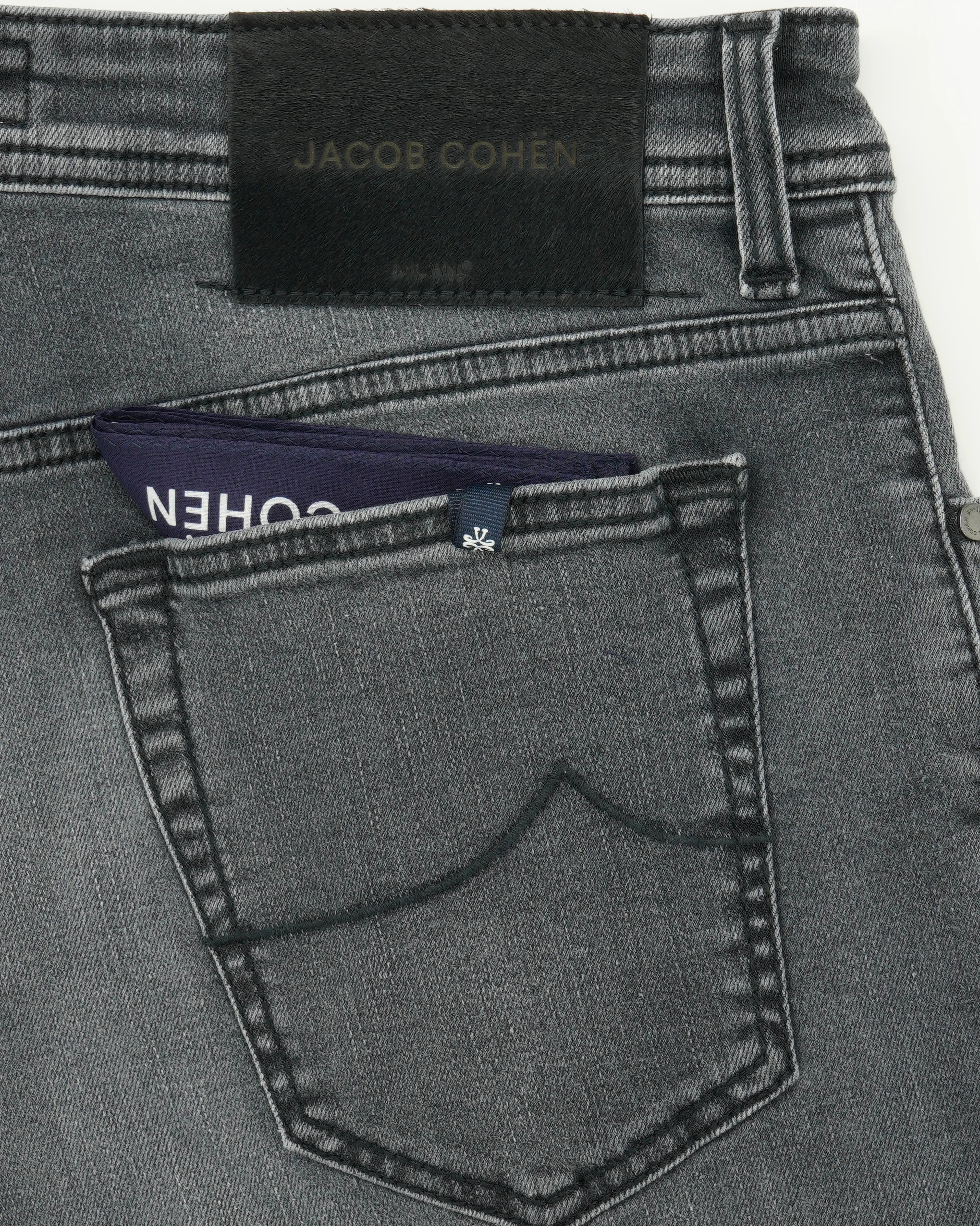 Jacob Cohen Bard Stretch Denim Light Grey