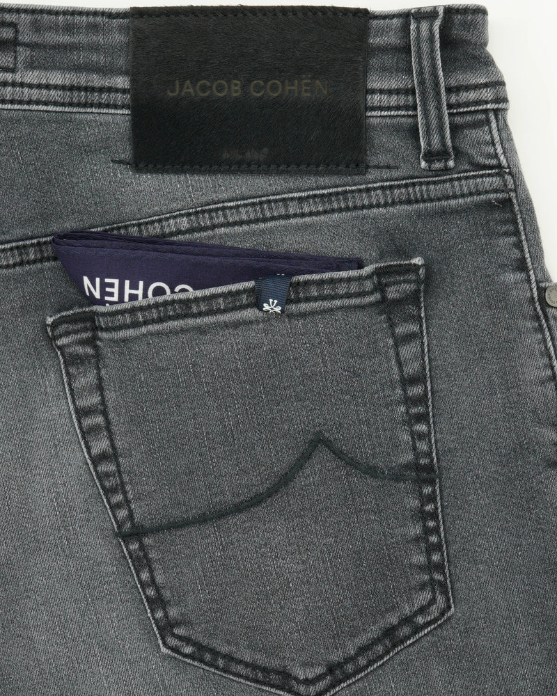 Jacob Cohen Bard Stretch Denim Light Grey