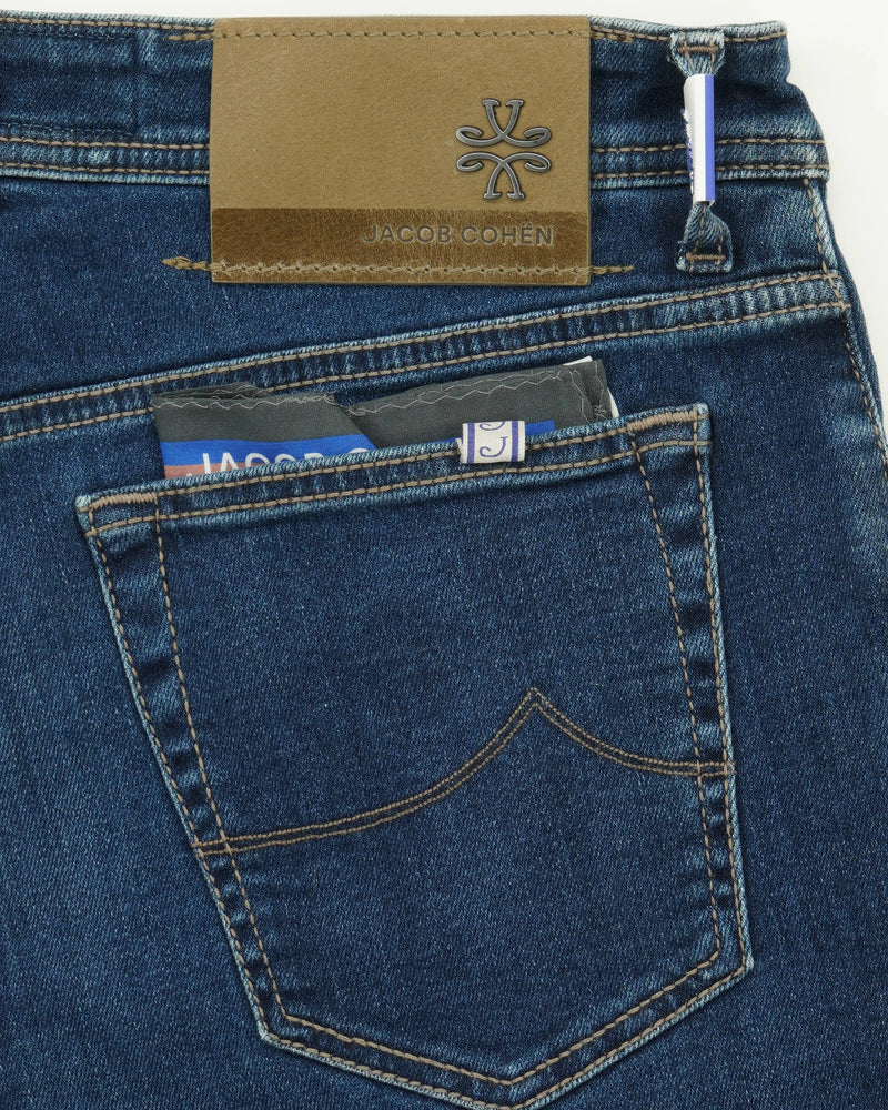 Jacob Cohen Bard Stretch Denim Dark Blue
