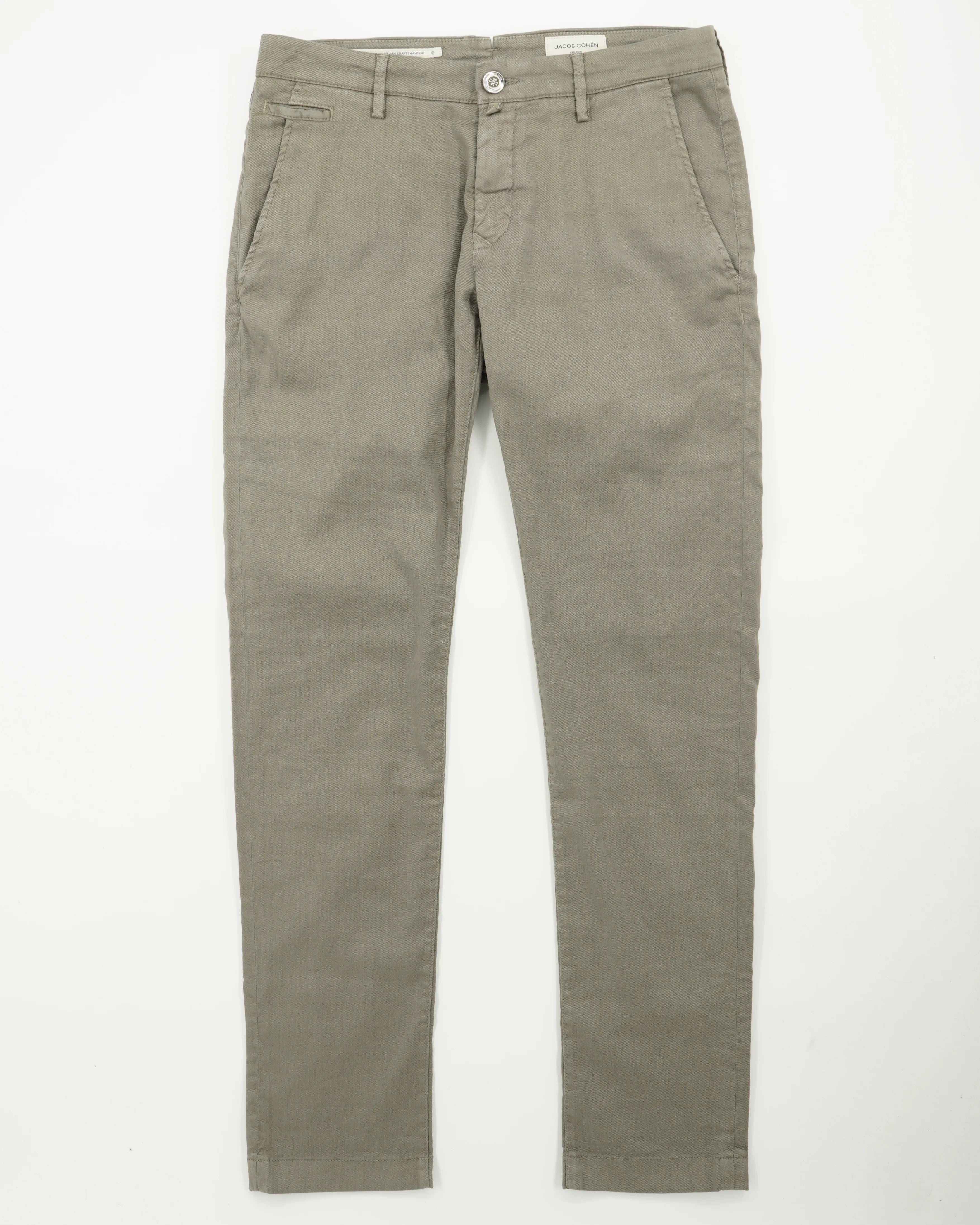 Jacob Cohen Bobby Cotton Linen Stretch Taupe