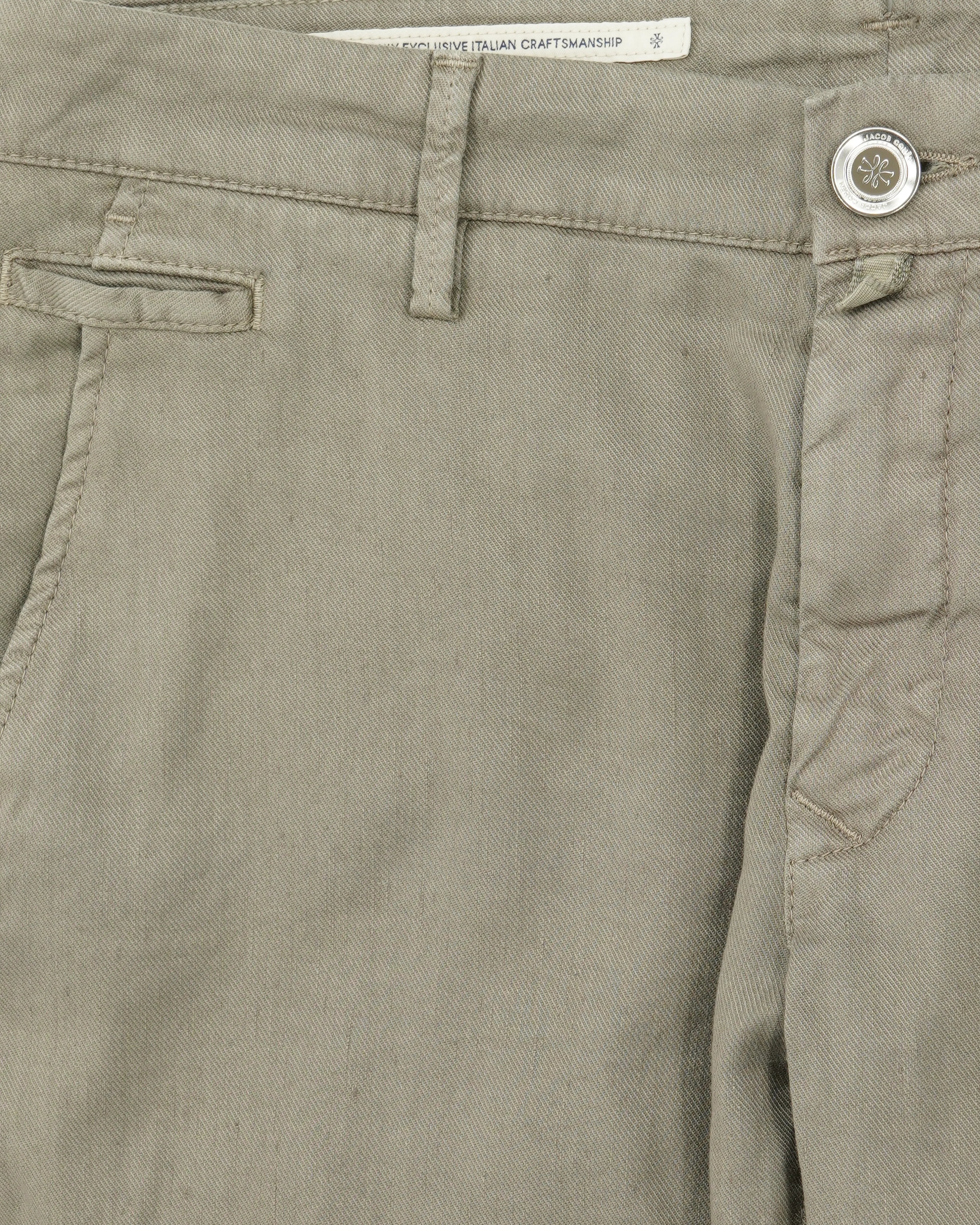 Jacob Cohen Bobby Cotton Linen Stretch Taupe