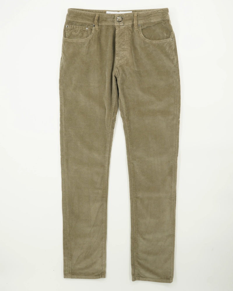 Jacob Cohen Bard Stretch Corduroy Khaki