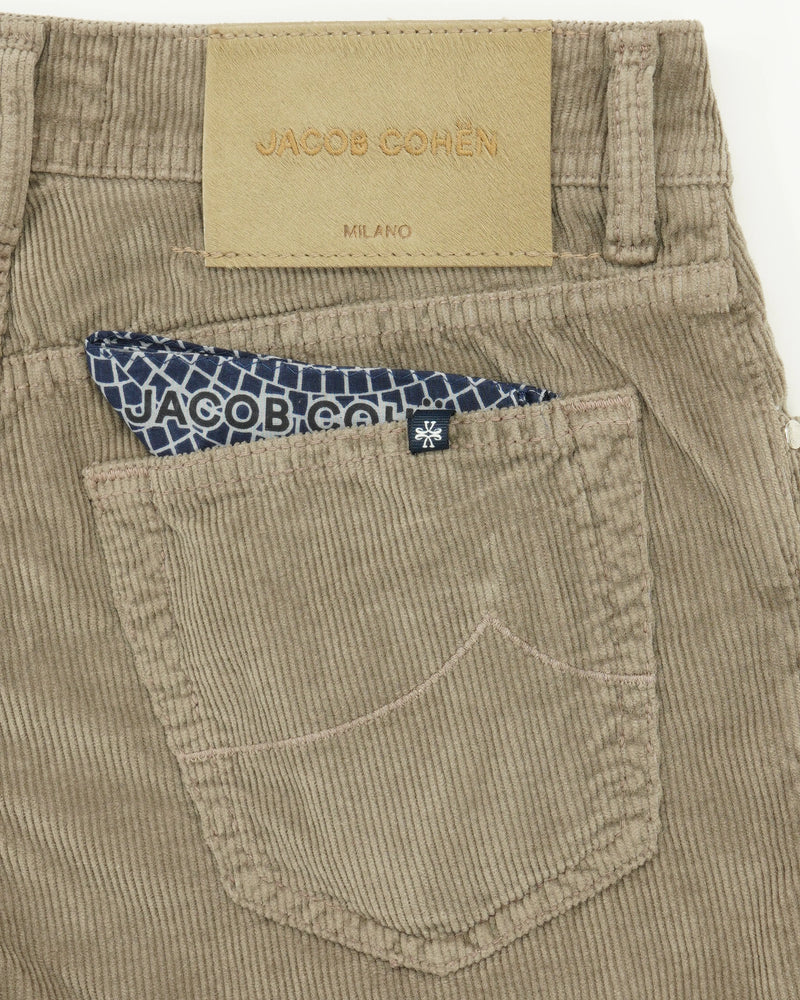 Jacob Cohen Bard Stretch Corduroy Taupe