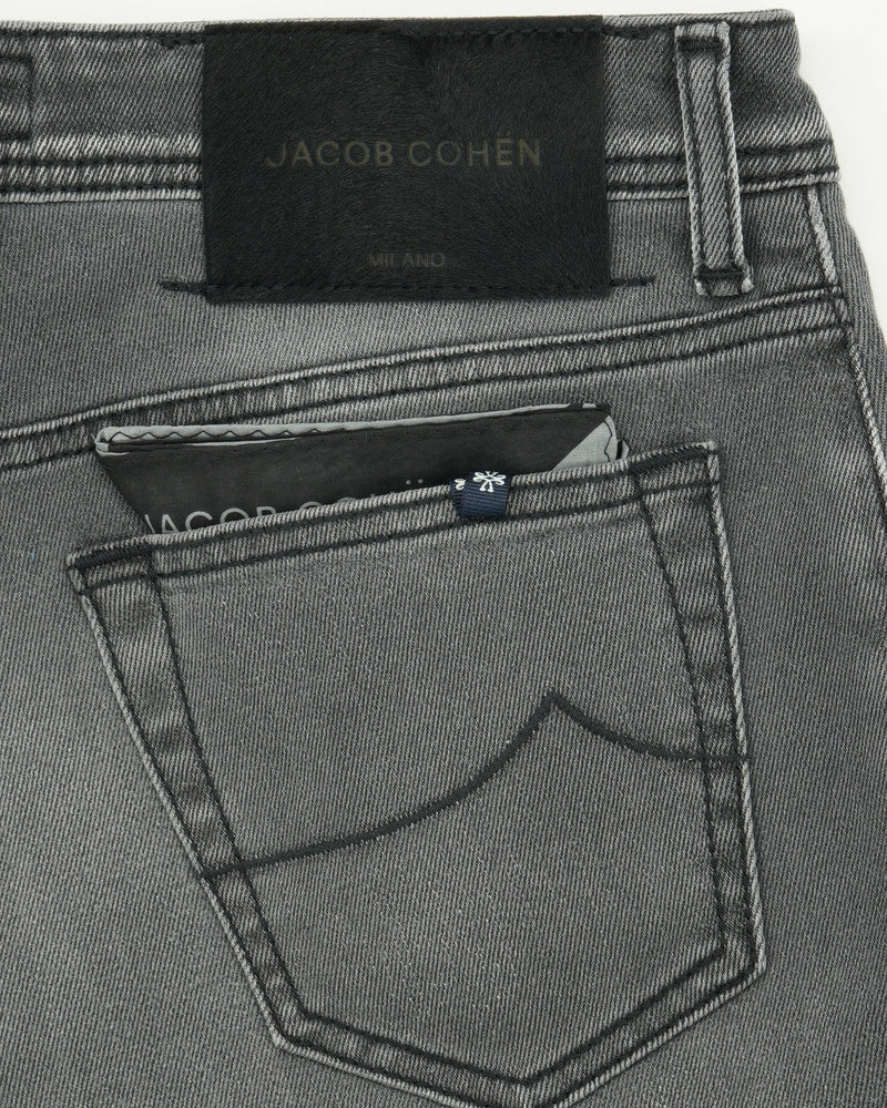 Jacob Cohen Bard Stretch Denim Medium Grey