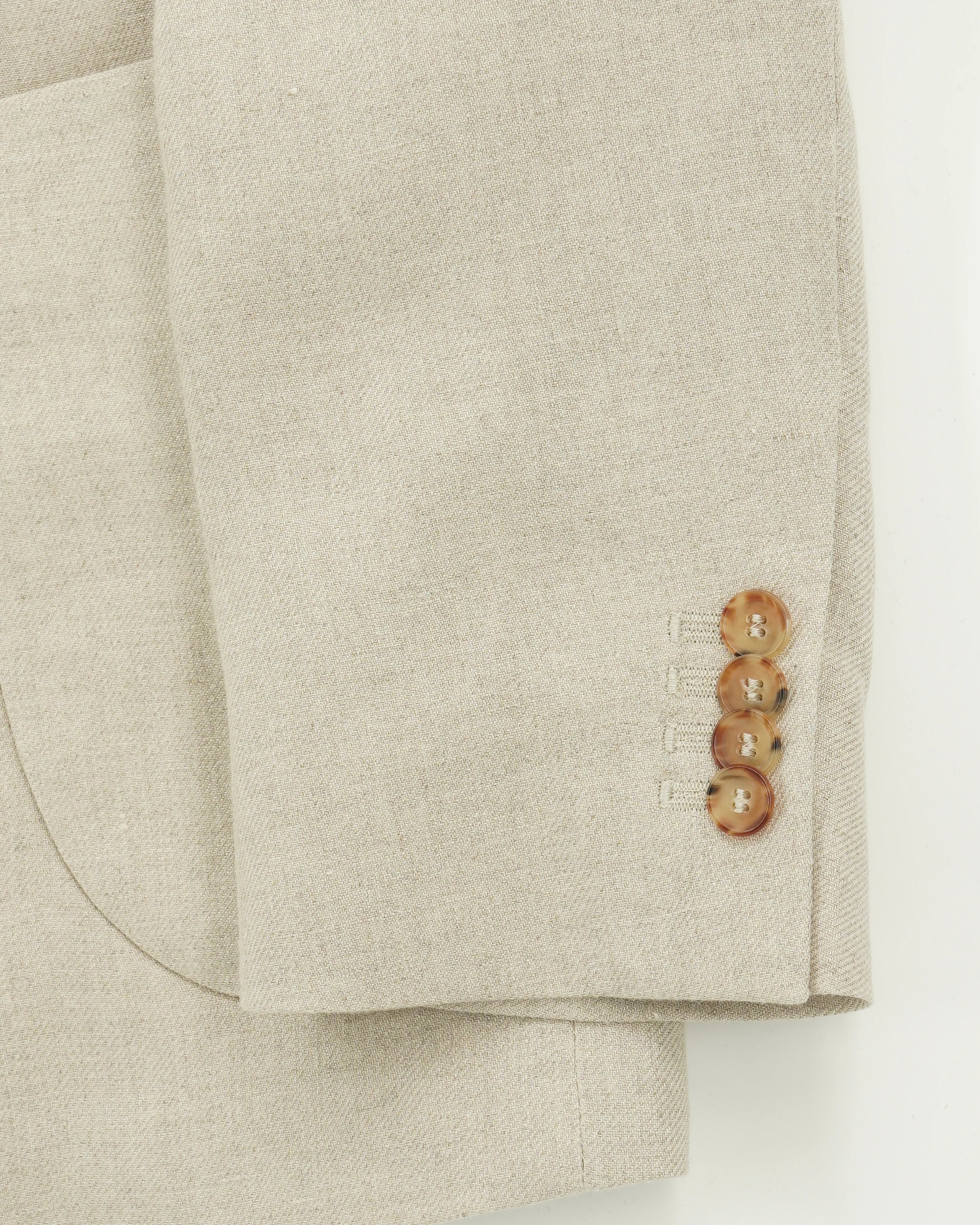 Studio 73 Jacket Solbiati Linen Light Beige