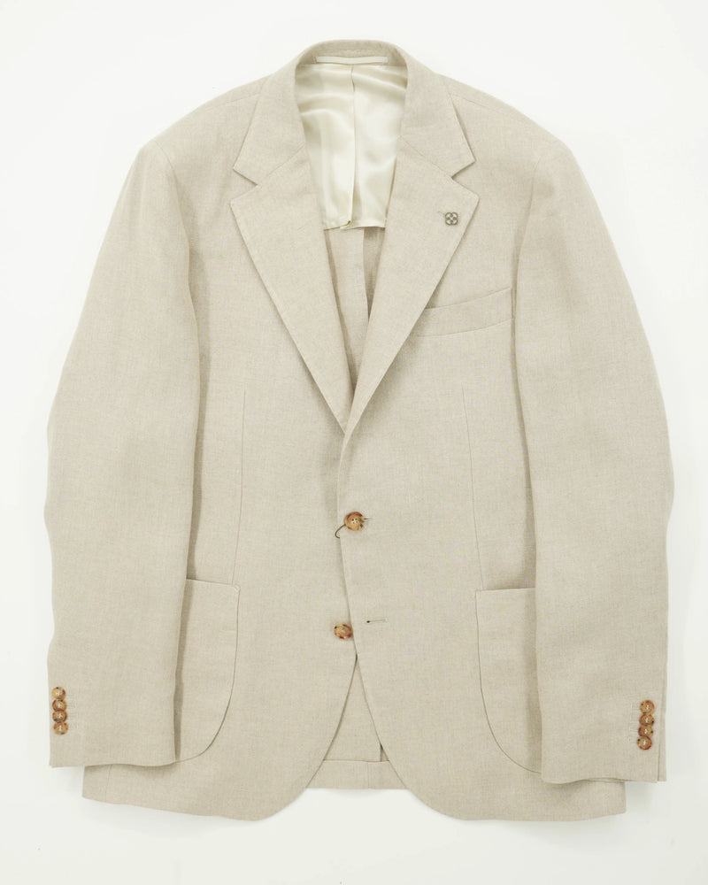 Studio 73 Jacket Solbiati Linen Light Beige