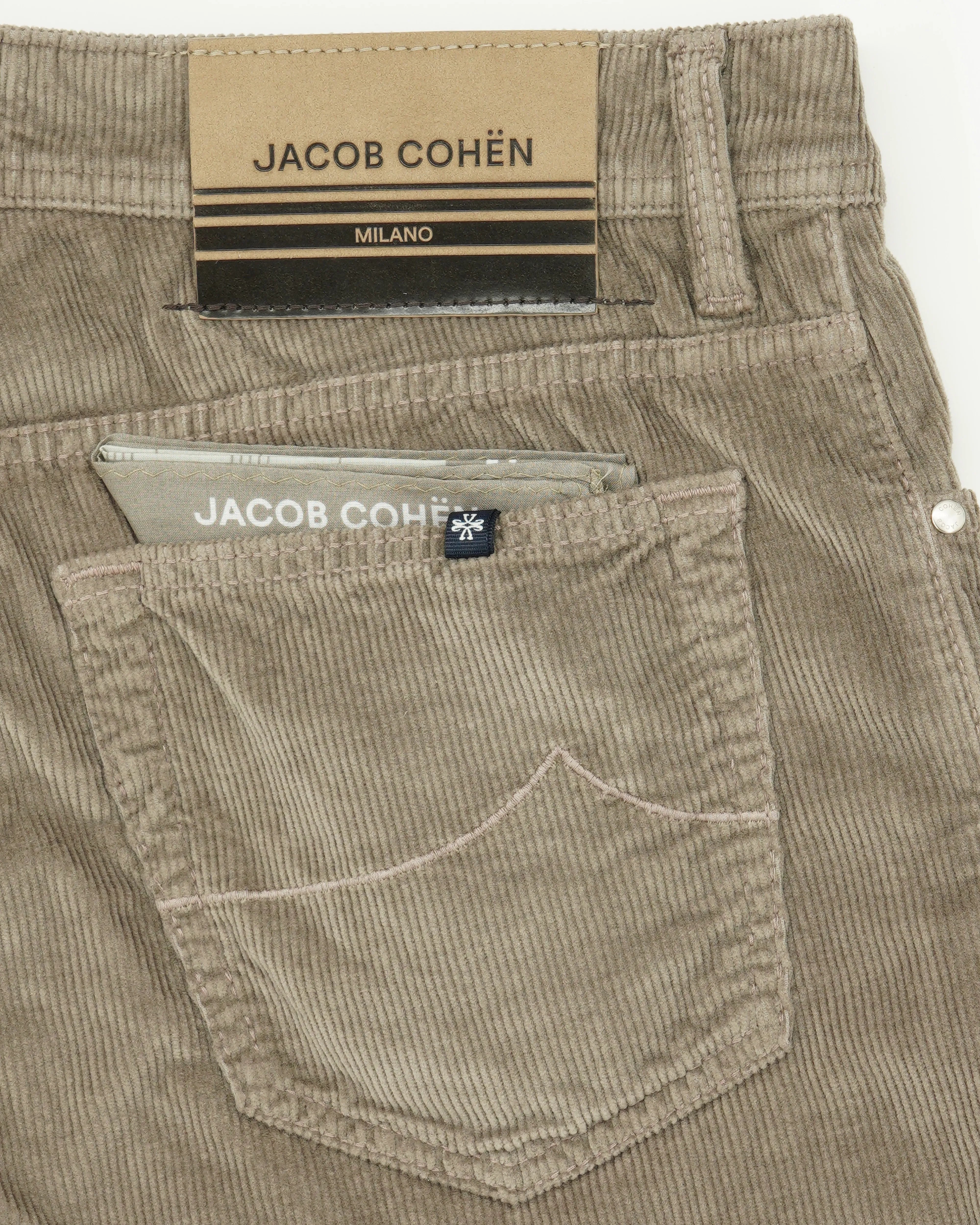 Jacob Cohen Bard Stretch Corduroy Taupe