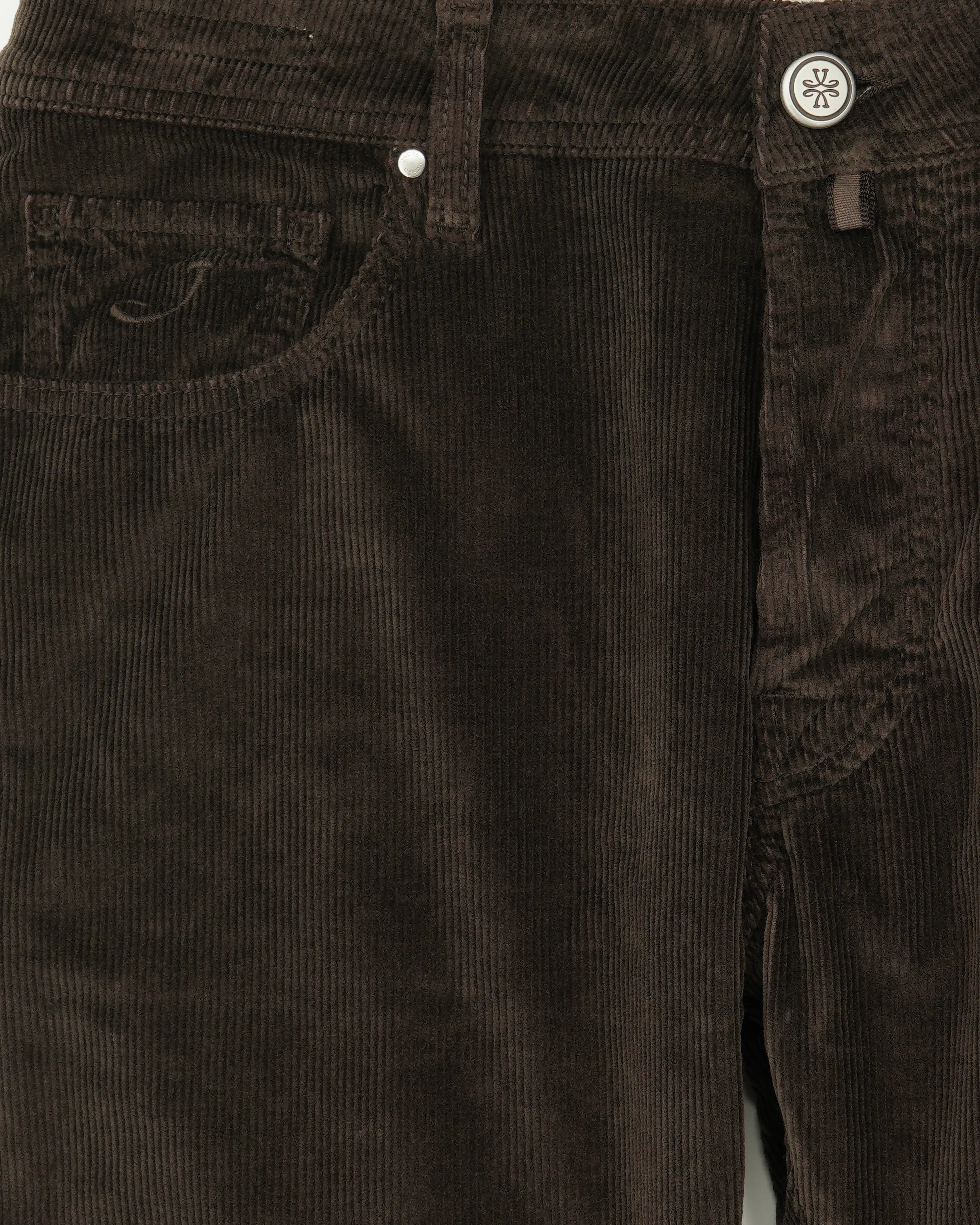 Jacob Cohen Bard Stretch Corduroy Dark Brown