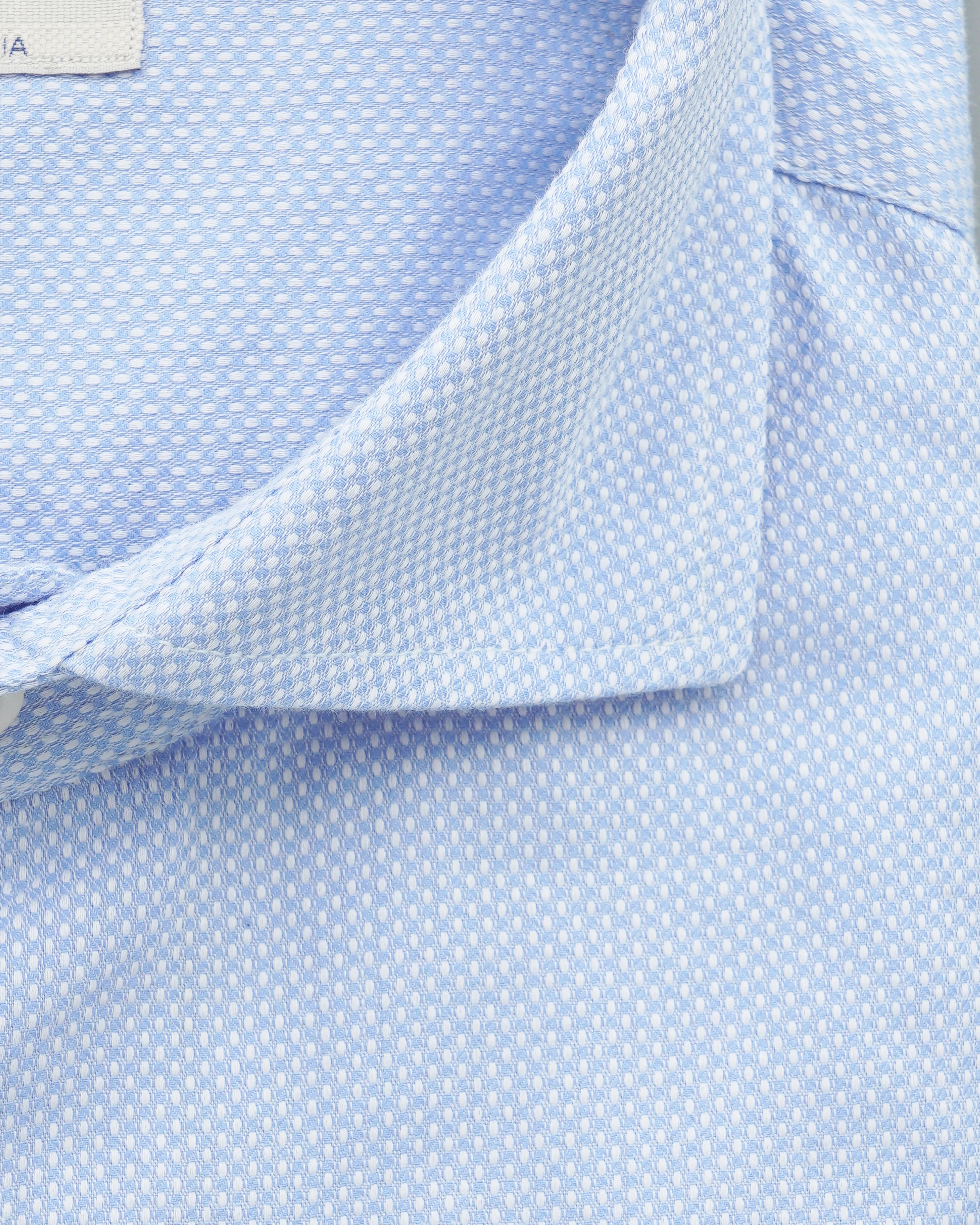 Bastoncino Shirt Textured Cotton Light Blue