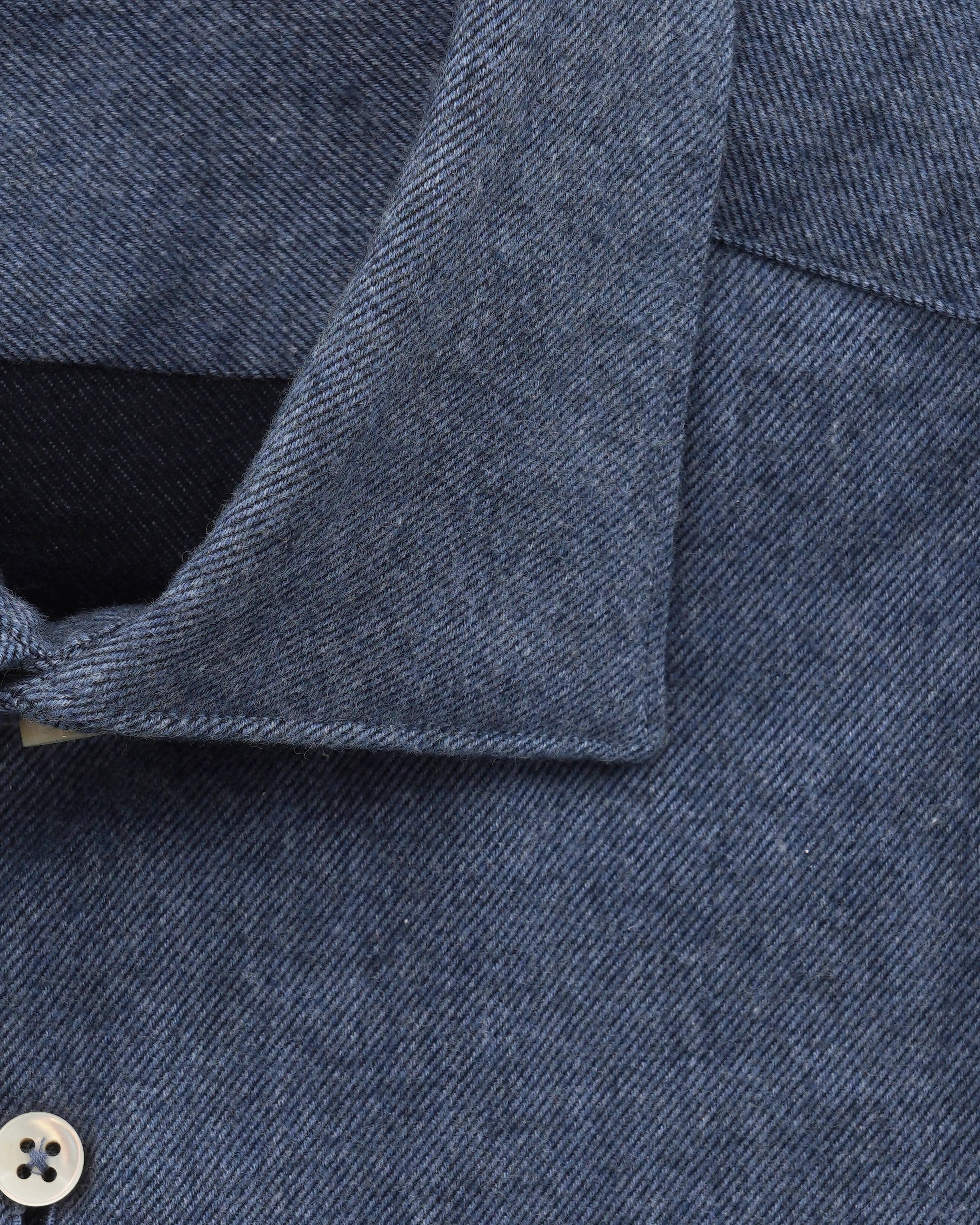 Stenströms Shirt Cotton Flannel Blue
