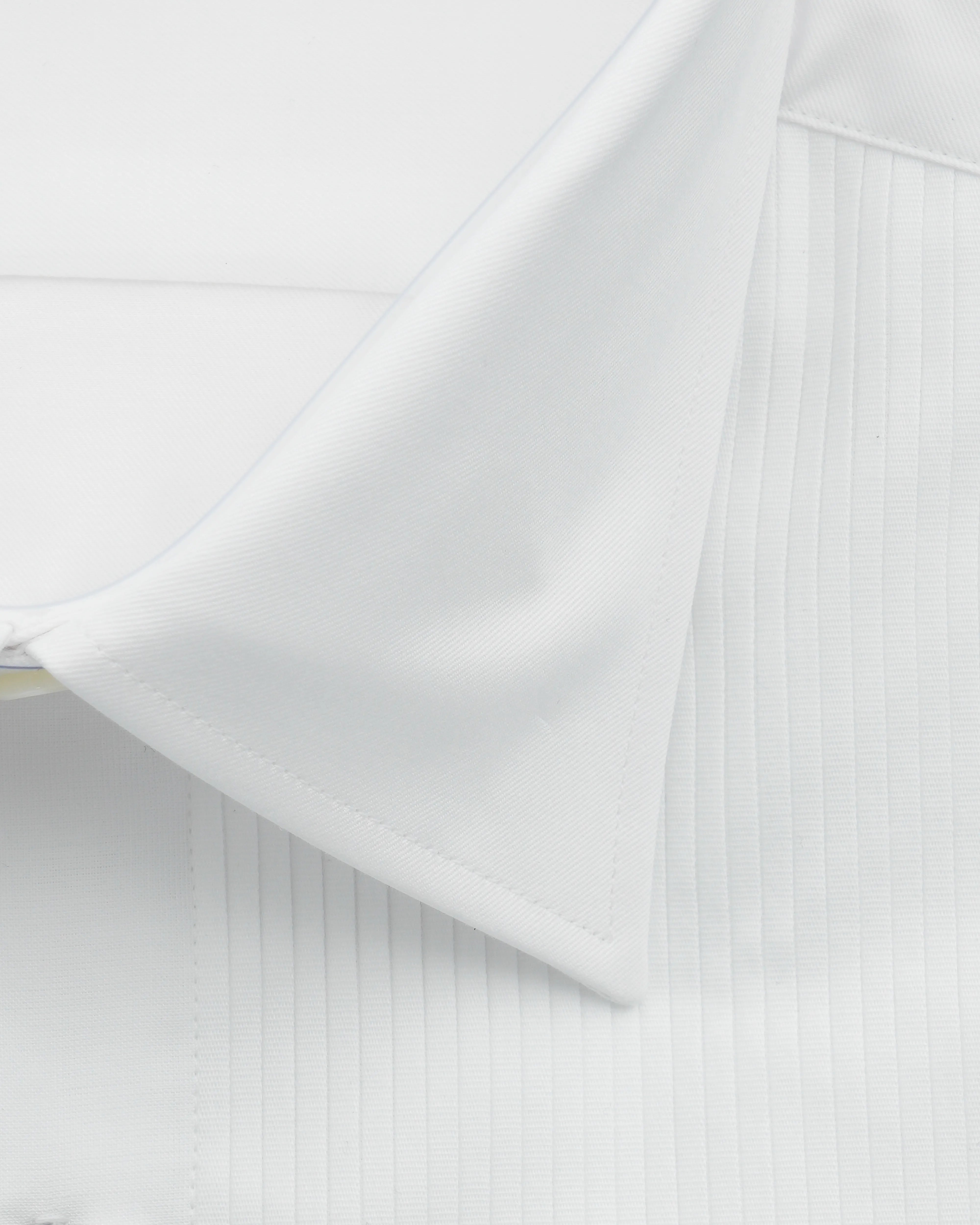 Stenströms Shirt Smoking Pleated White