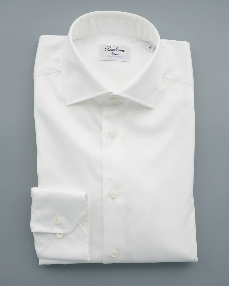 Stenströms Shirt Signature Twofold Cotton White