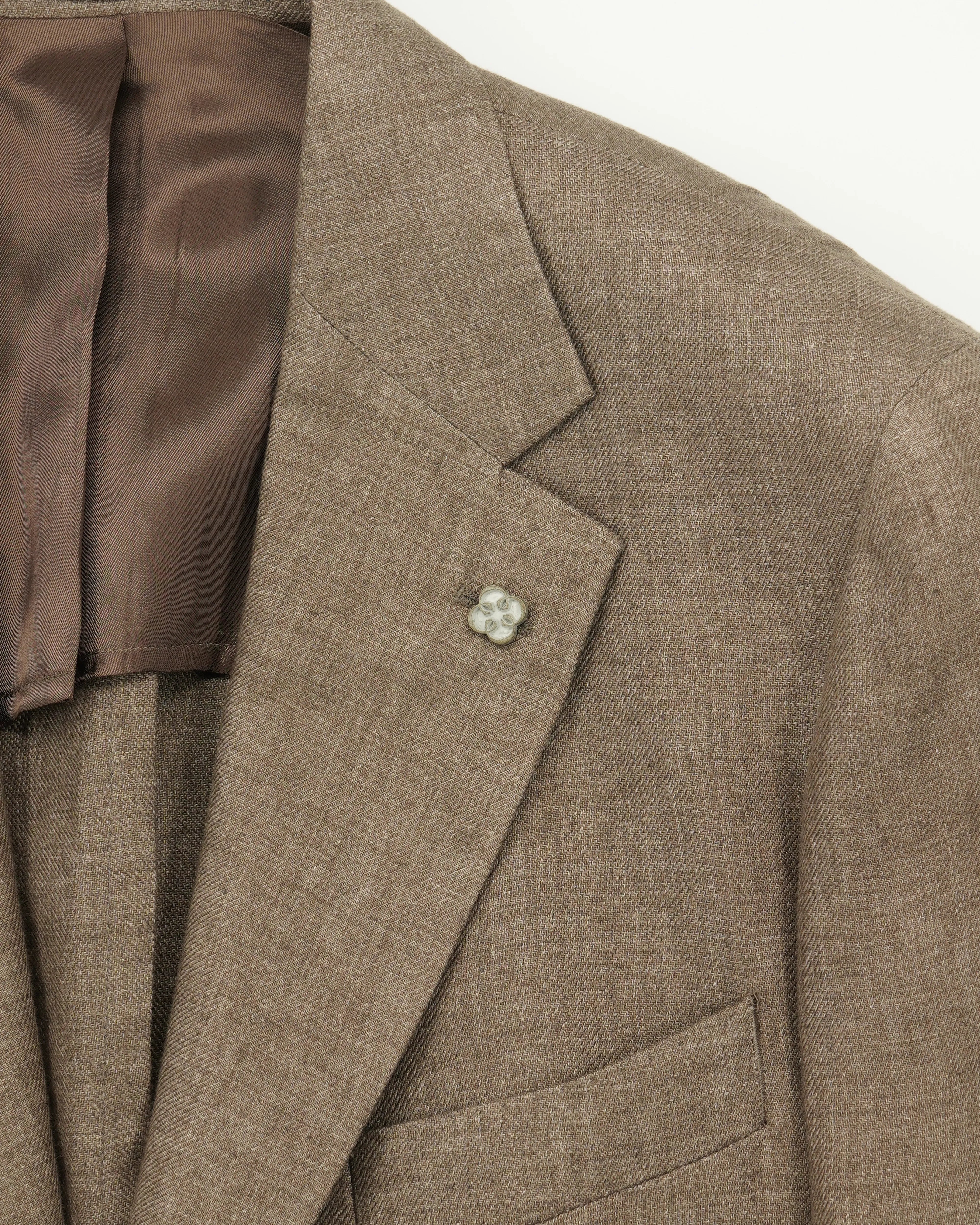 Studio 73 Jacket Solbiati Linen Light Brown