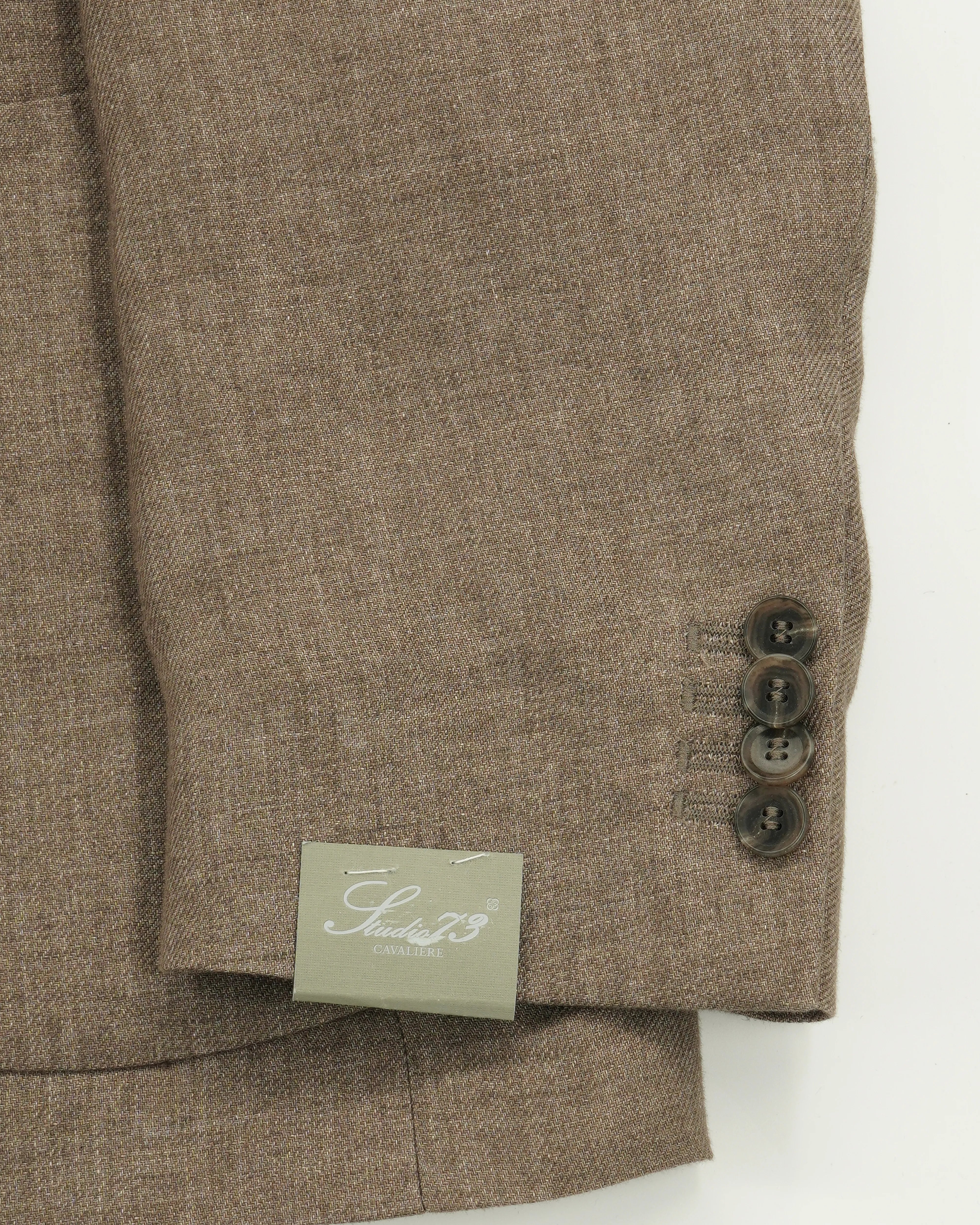 Studio 73 Jacket Solbiati Linen Light Brown