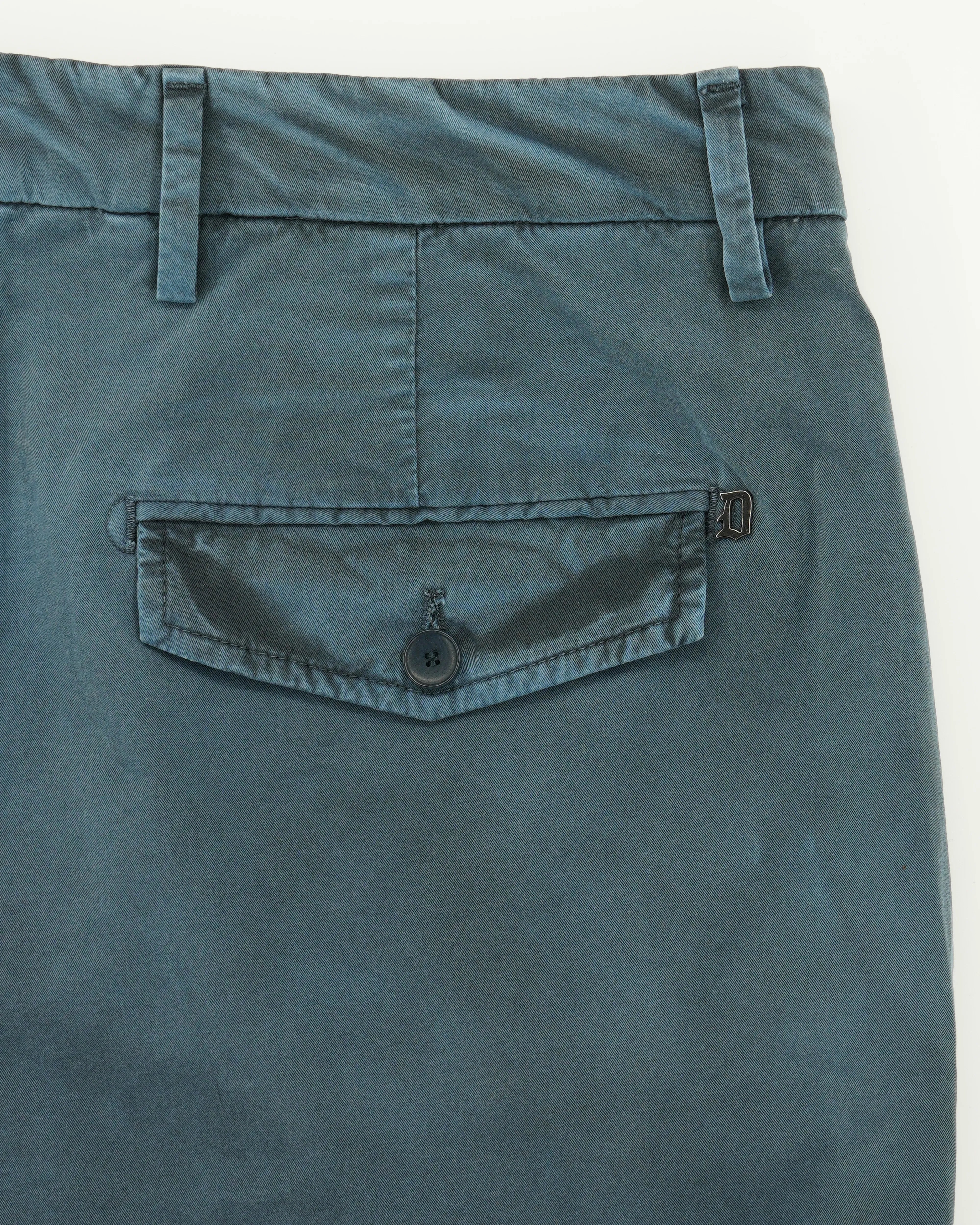 Dondup Shorts Cotton Stretch Blue