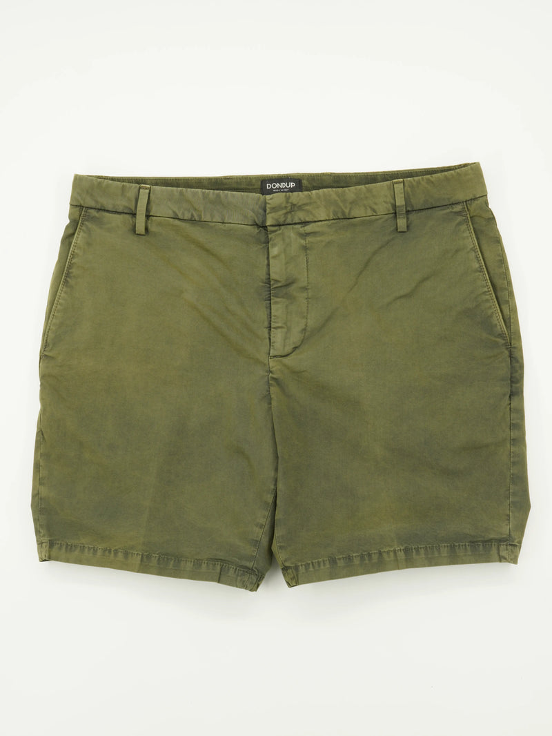 Dondup Shorts Cotton Stretch Green