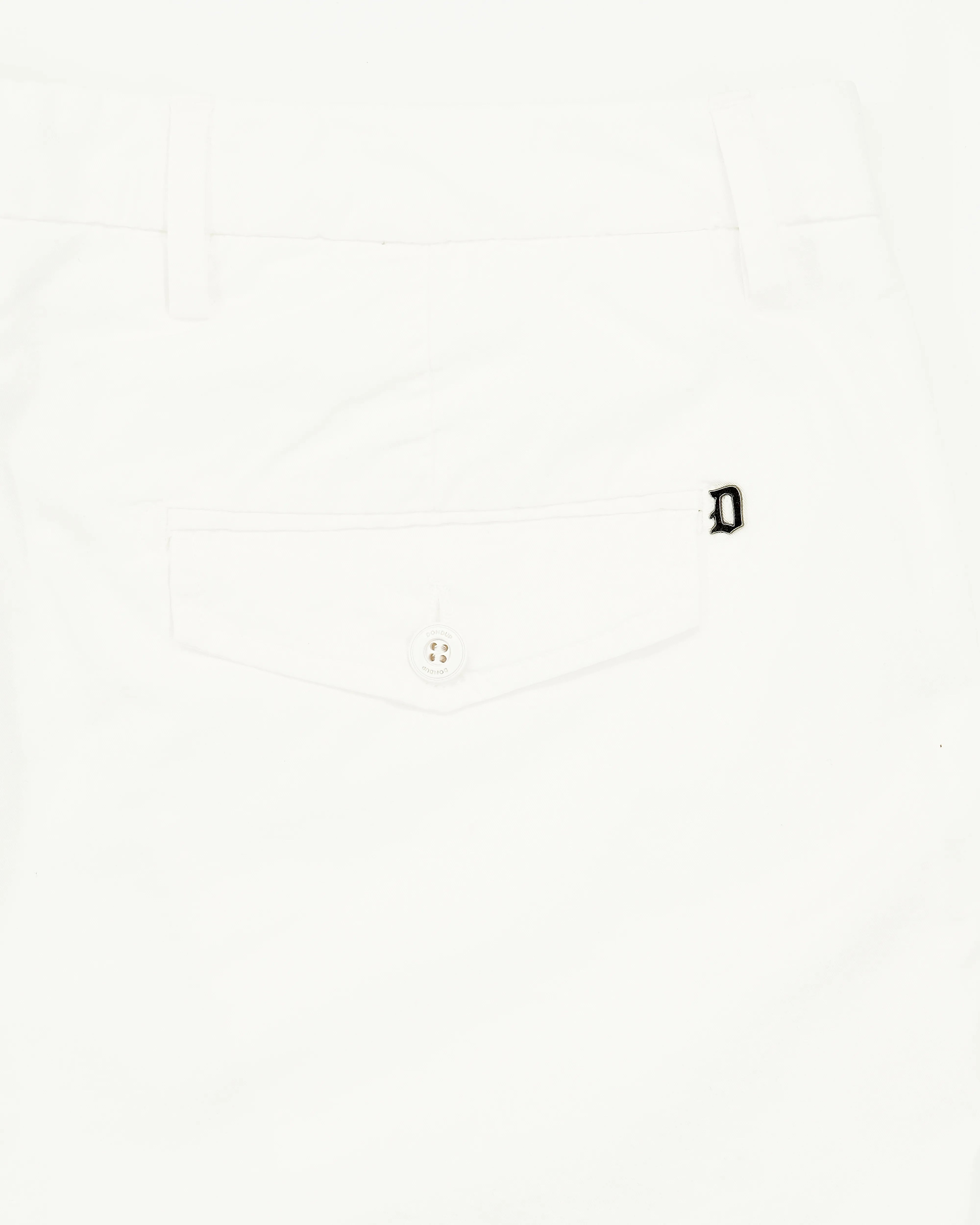 Dondup Shorts Cotton Stretch White