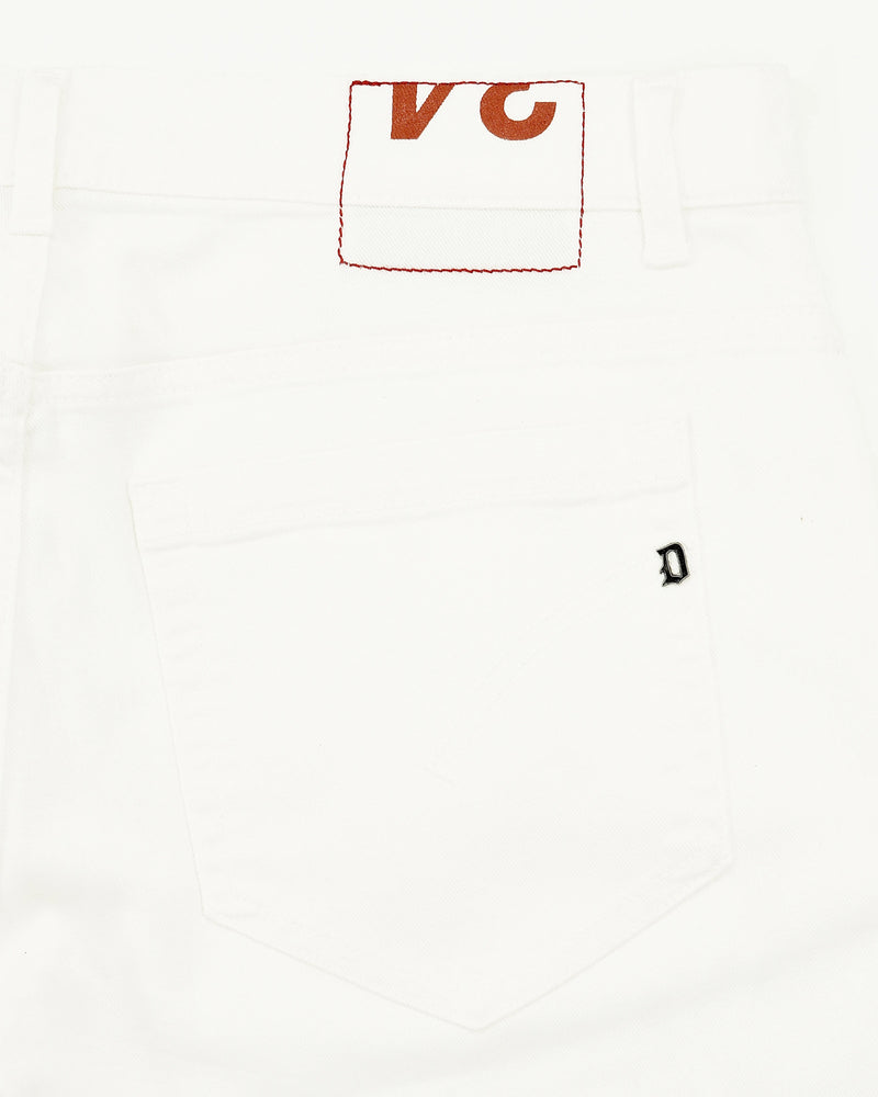 Dondup George Stretch Denim White