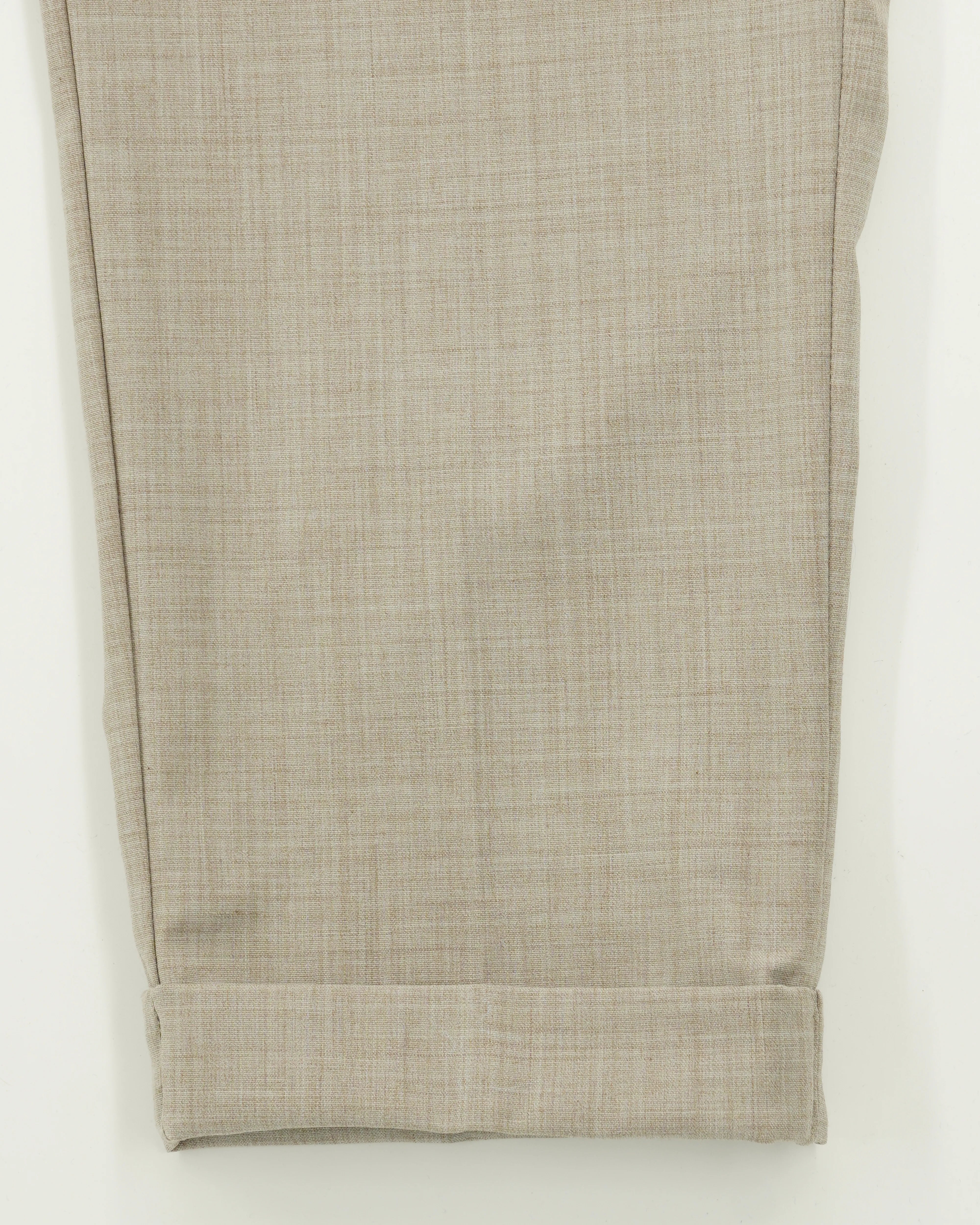 Myths Trousers Technical Wool Beige