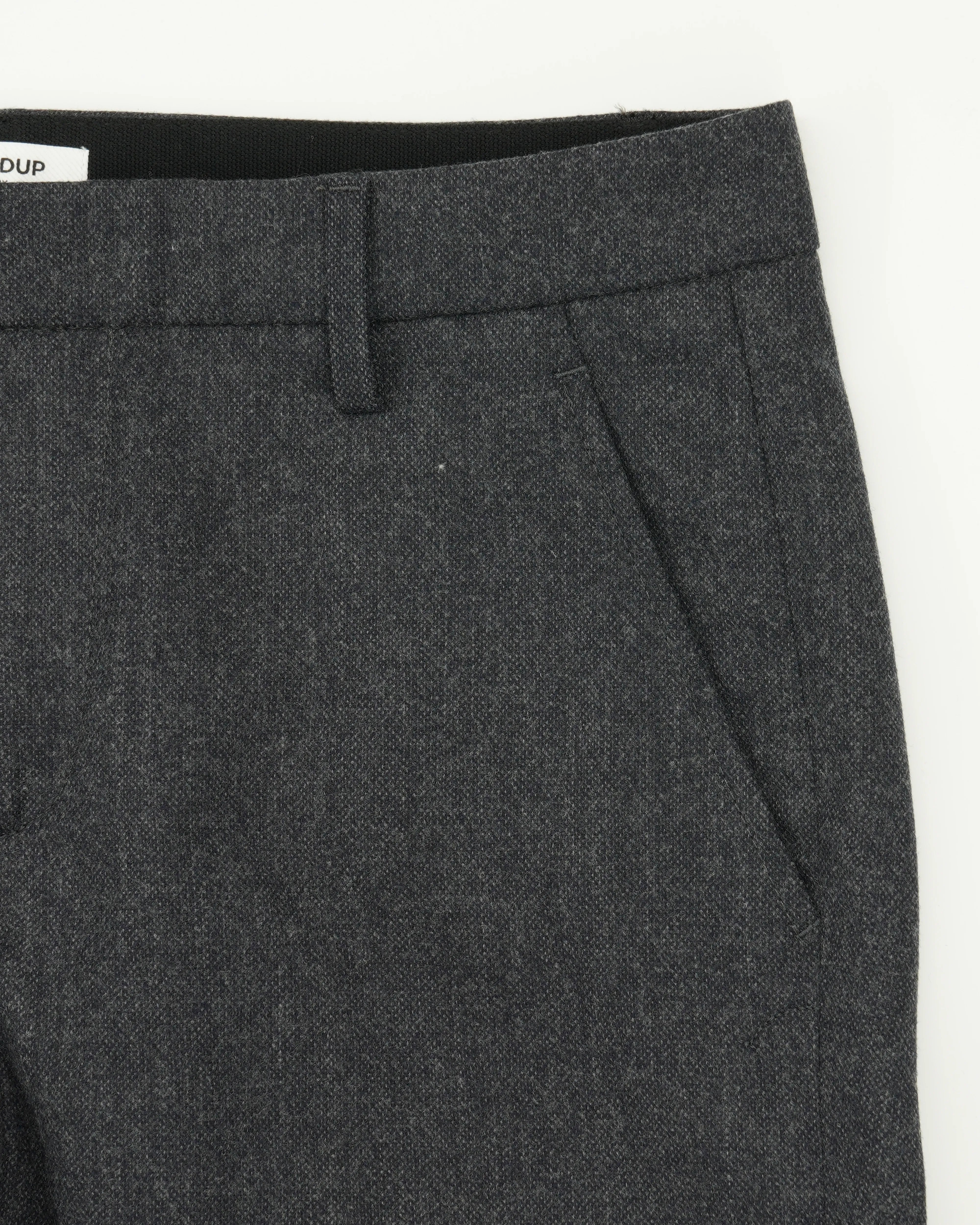Dondup Gaubert Wool Stretch Dark Gray