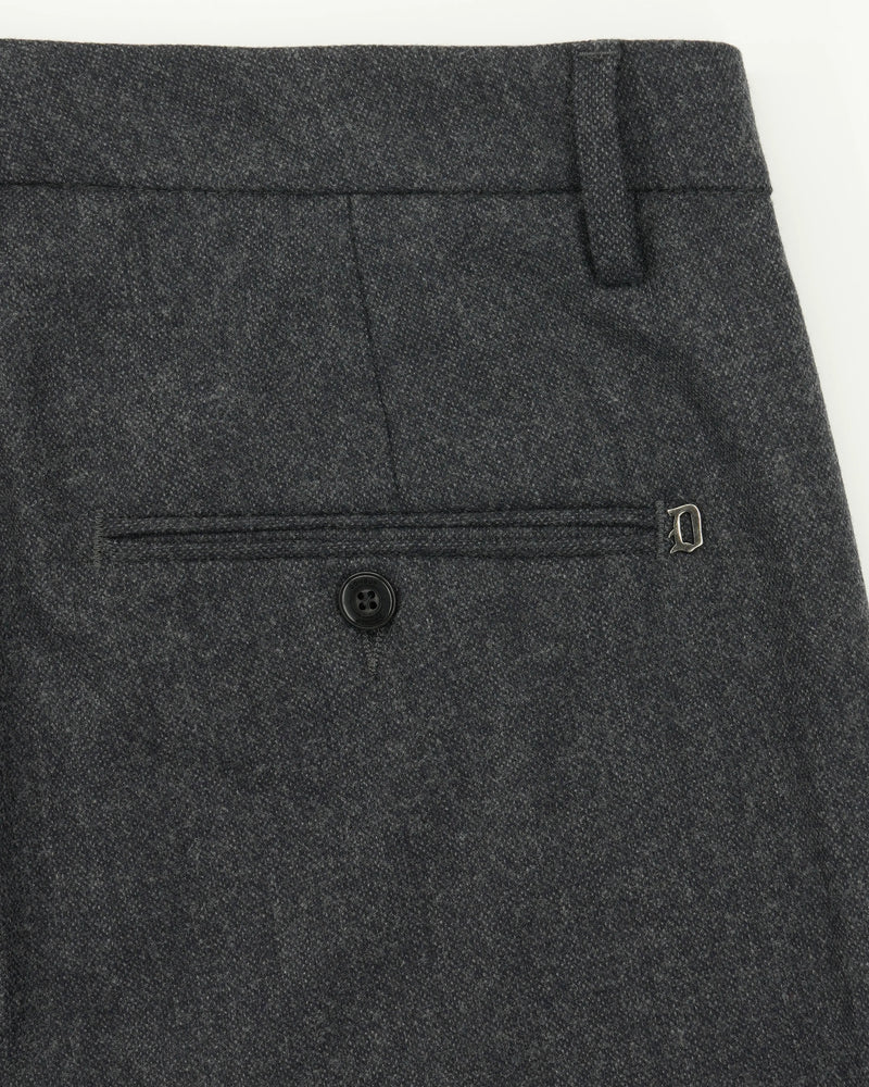 Dondup Gaubert Wool Stretch Dark Gray
