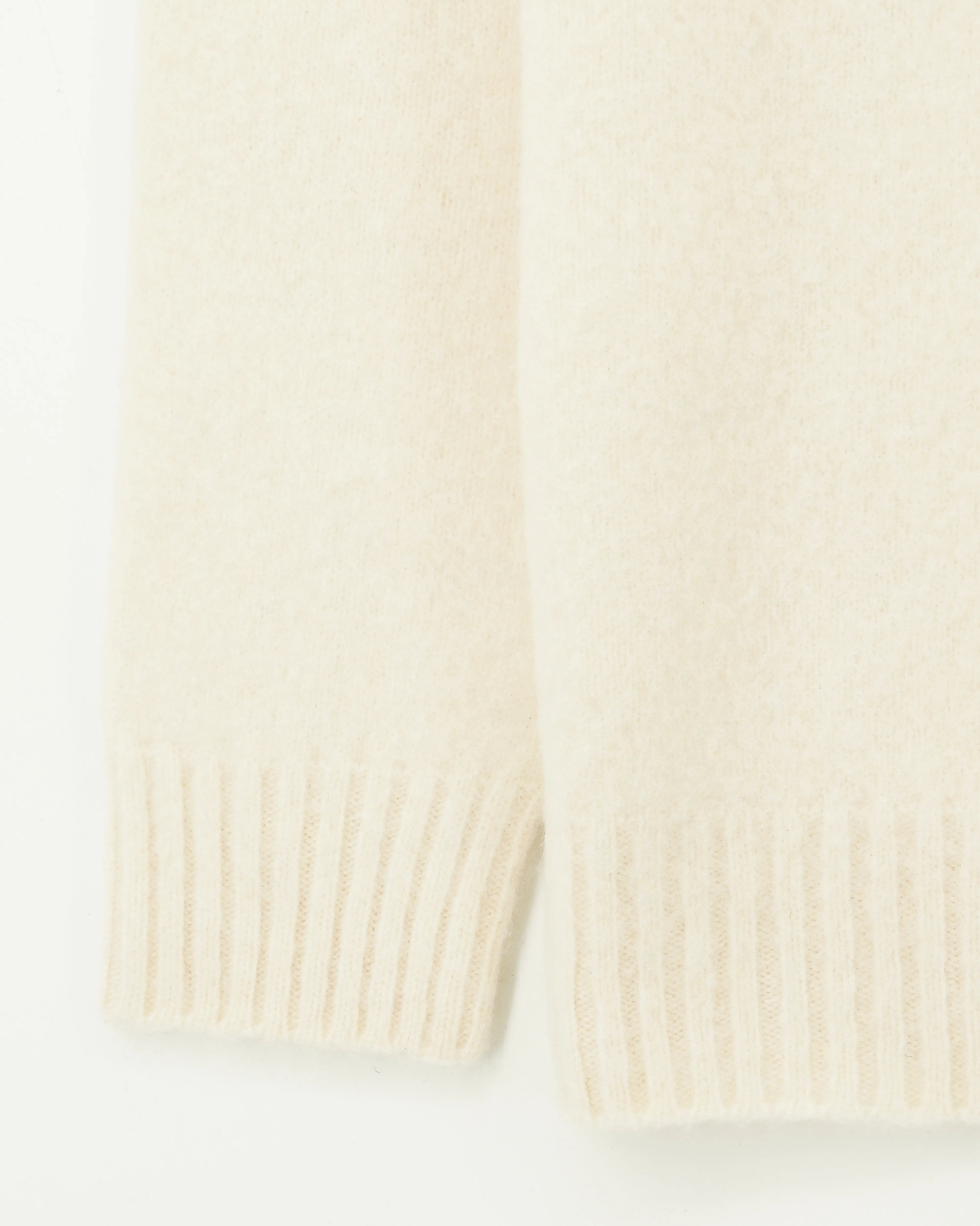 Drumohr Crewneck Brushed Lambswool Cream