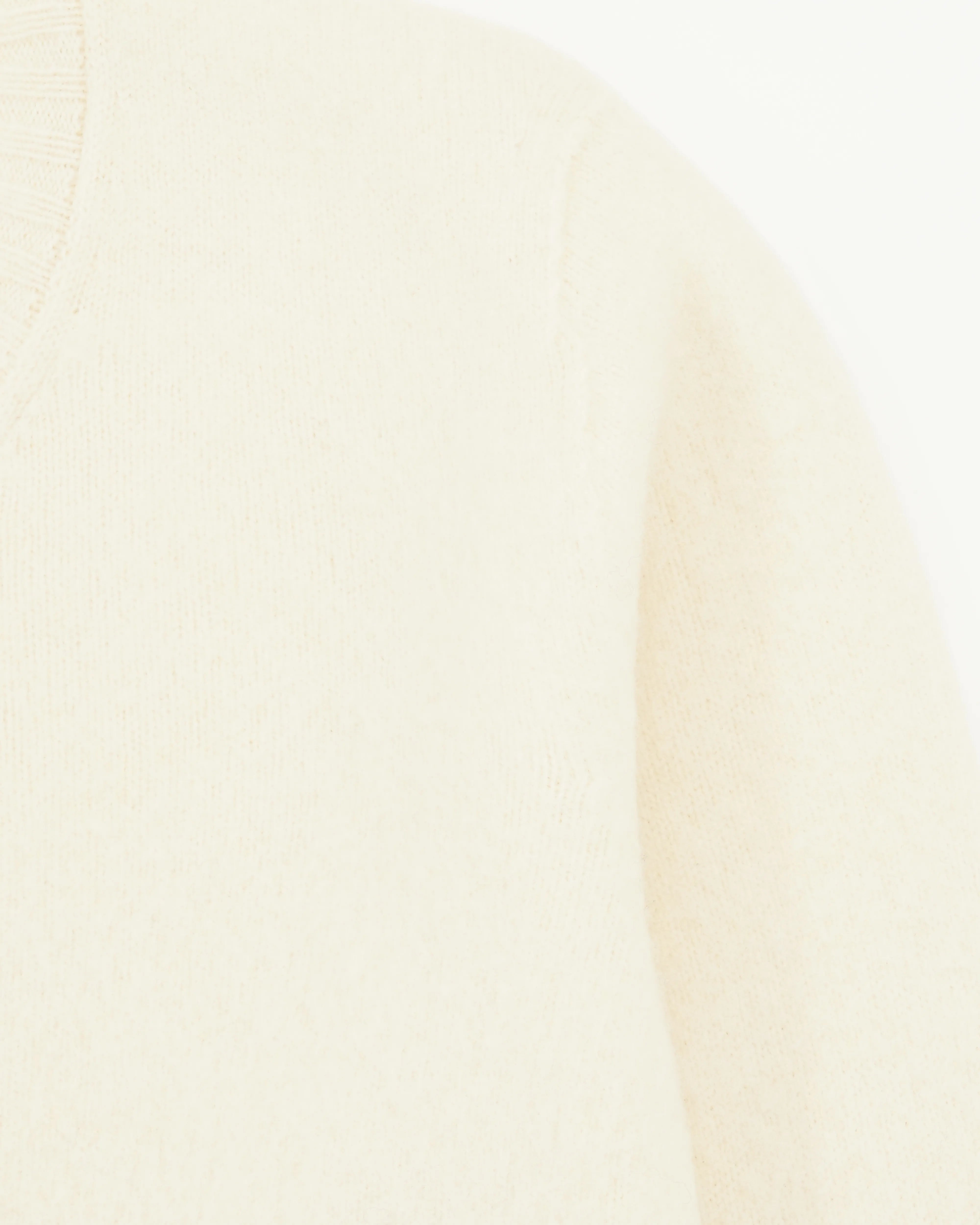 Drumohr Crewneck Brushed Lambswool Cream