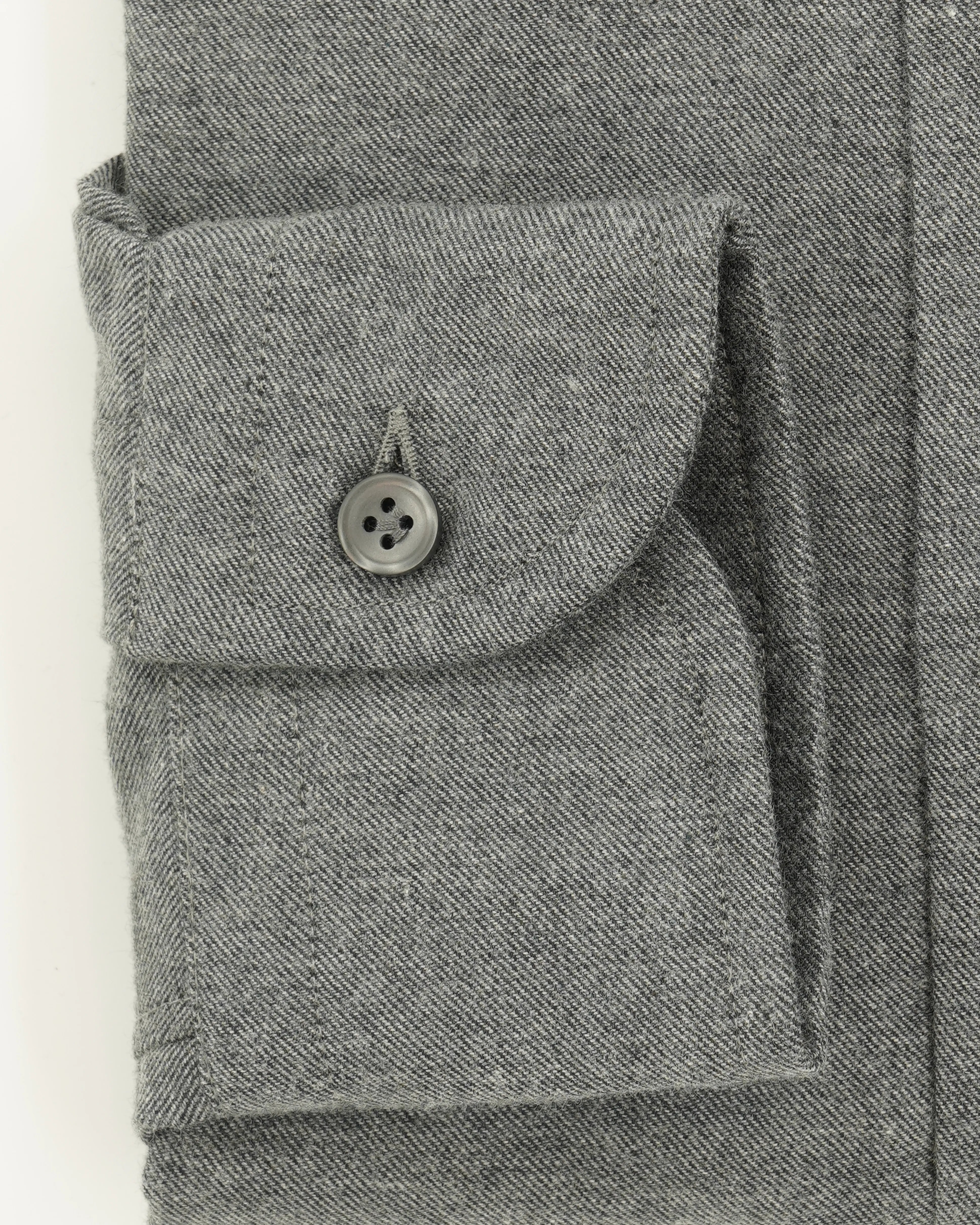 Sonrisa Shirt Flannel Pure Cotton Grey