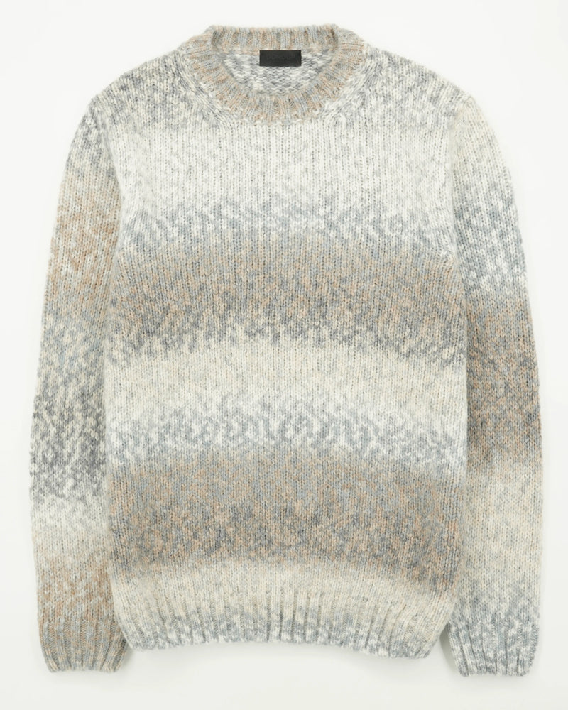 Dondup Crewneck Alpaca Blend Light Grey