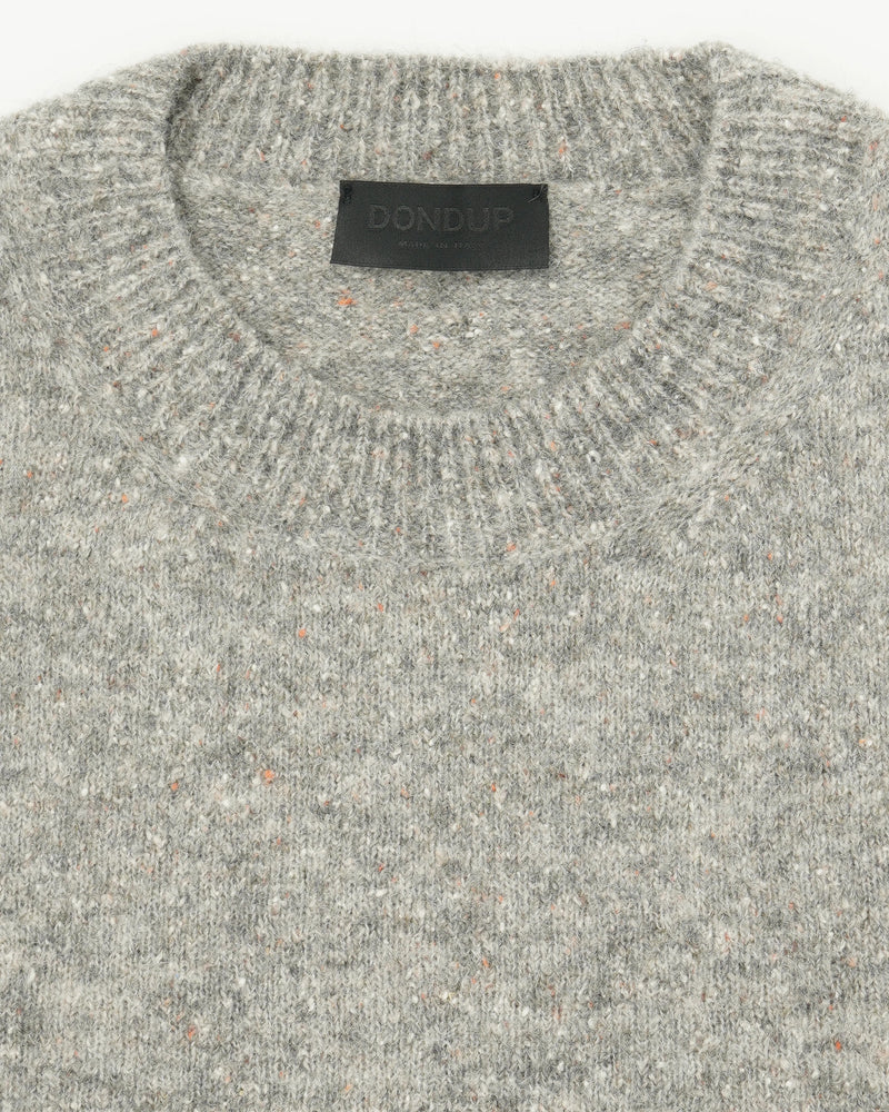 Dondup Crewneck Alpaca Silk Blend Grey