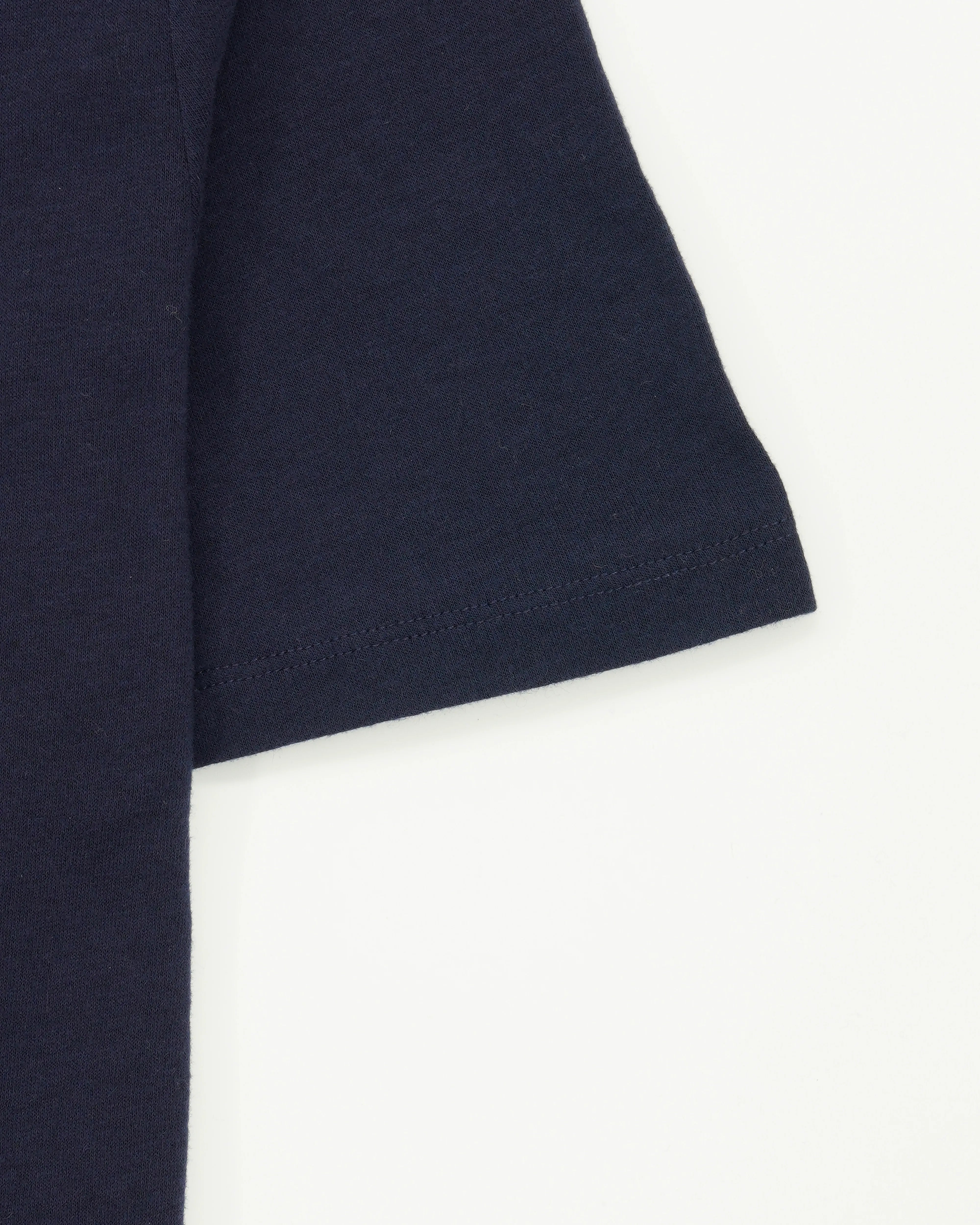 Majestic Filatures T-Shirt Cashmere Cotton Navy